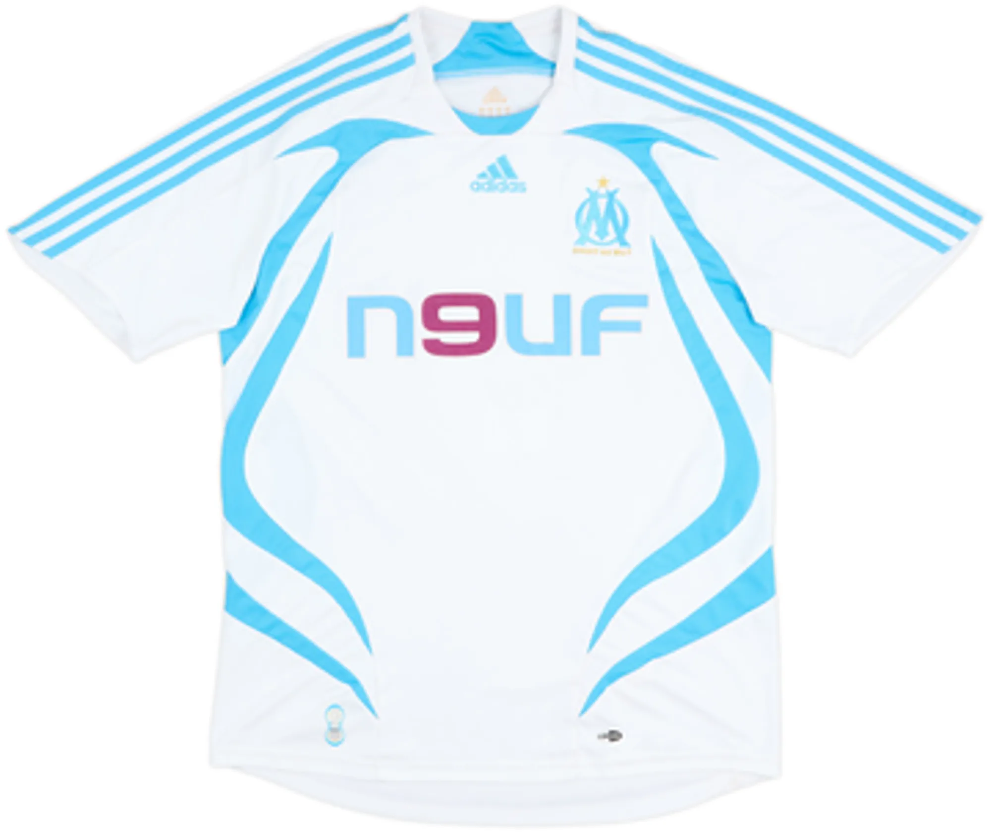 2007-08 Olympique Marseille Home Shirt Cisse #9 - 7/10 - (M)