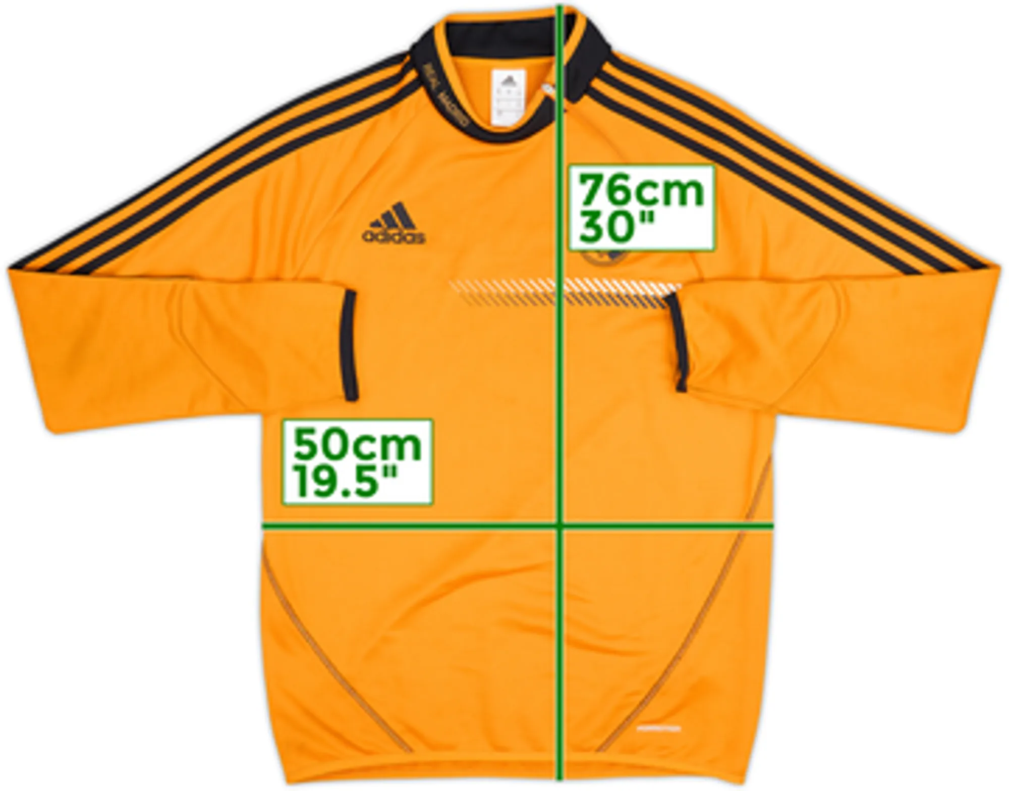 2013-14 Real Madrid Formotion adidas 1/4 Zip Drill Top - 6/10 - (M/L)