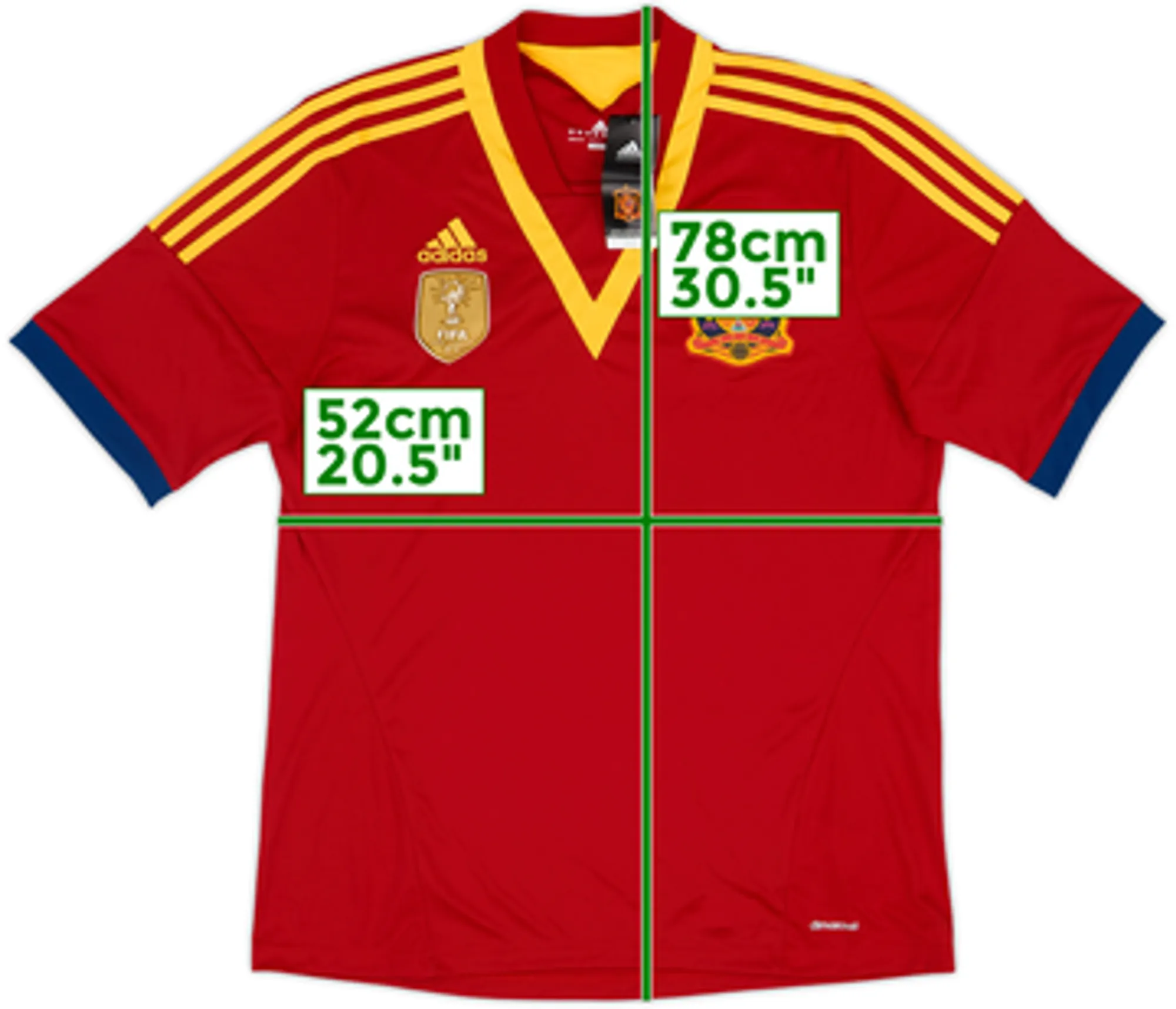 2013 Spain Confederation Cup Home Shirt (L)