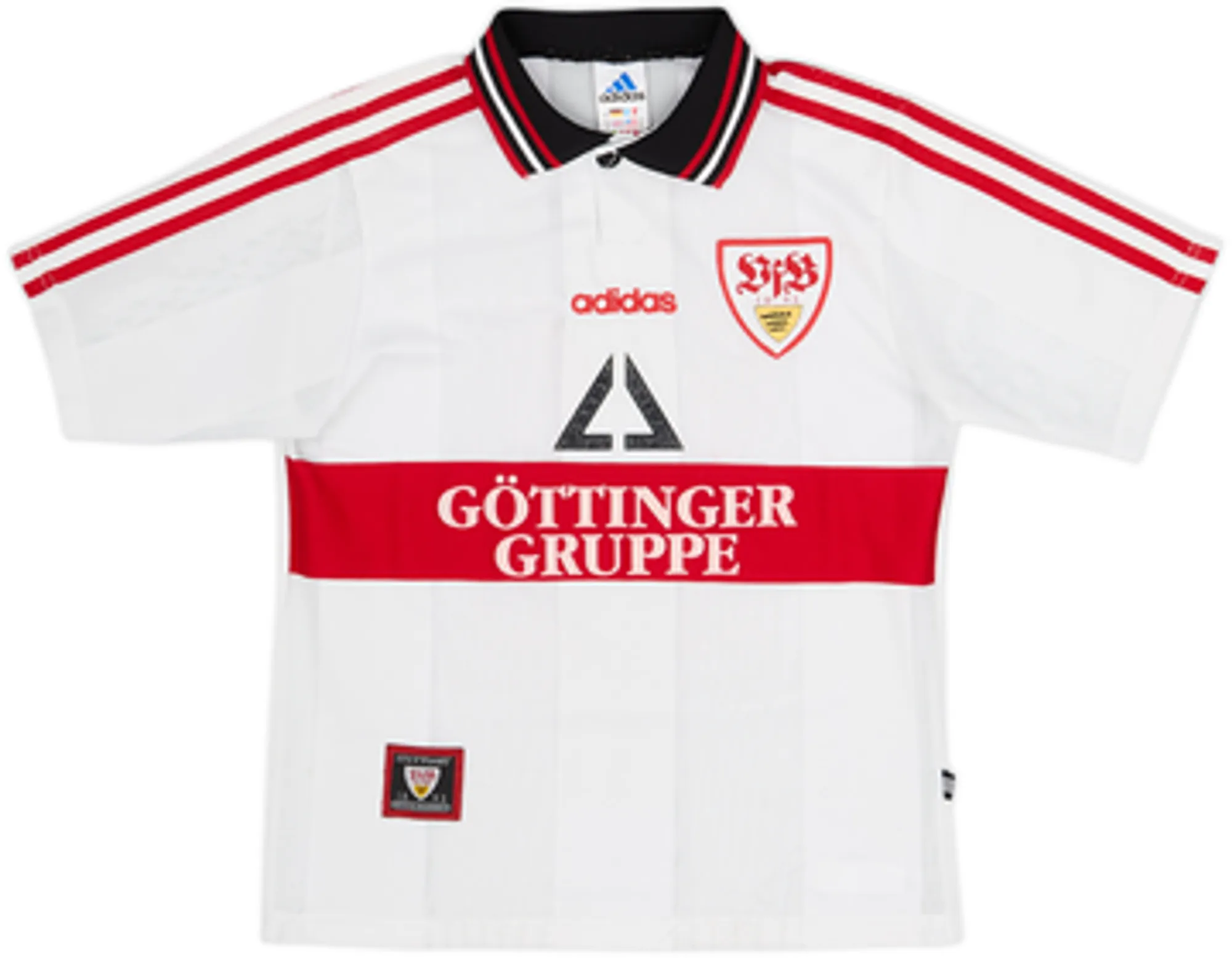 1997-98 Stuttgart Home Shirt Bobic #11 - 7/10 - (L.Boys)