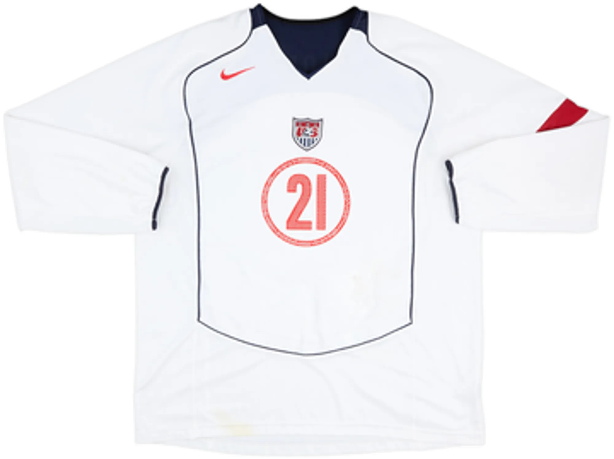 2004-06 USA Home L/S Shirt Donovan #21 - 6/10 - (XXL)