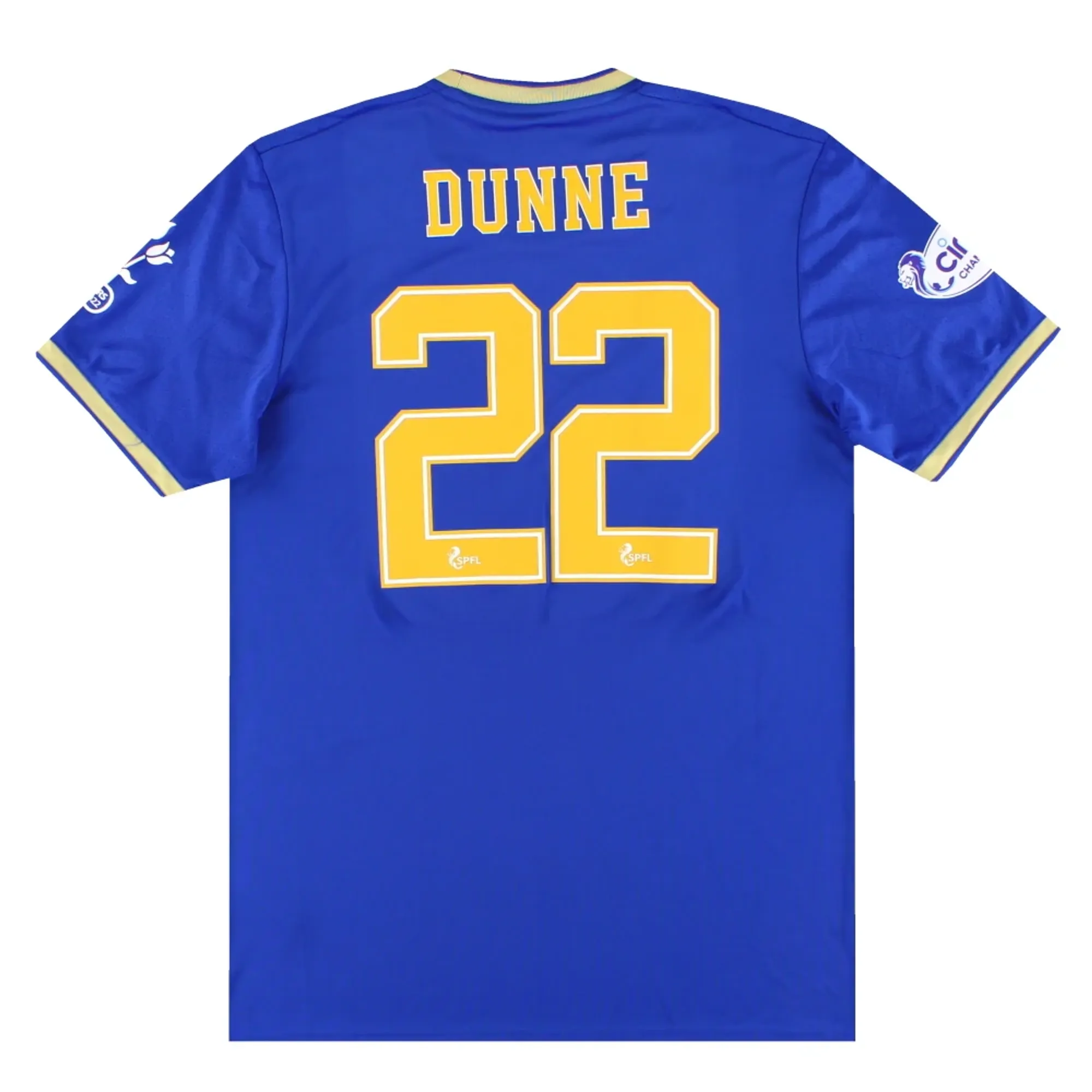 2022-23 Cove Rangers adidas Centenary Home Shirt Dunne #22 *Mint* M - Other Scottish Clubs / Mint 