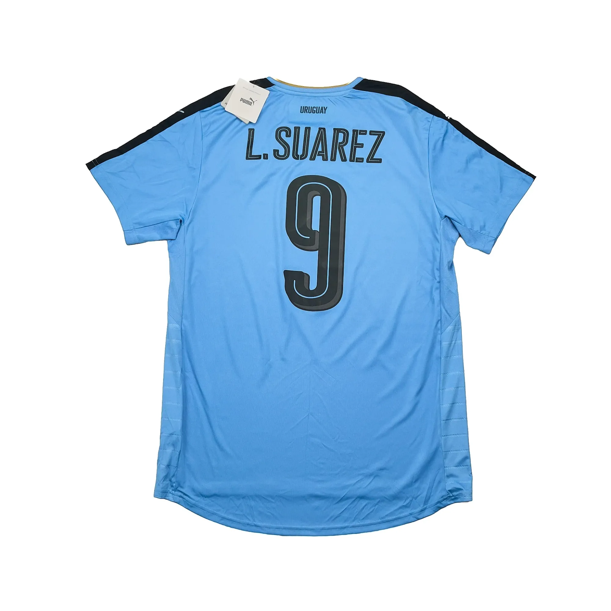 2016/17 Uruguay L.Suarez #9 *BNWT* Home Shirt (L) Puma | Cult Kits