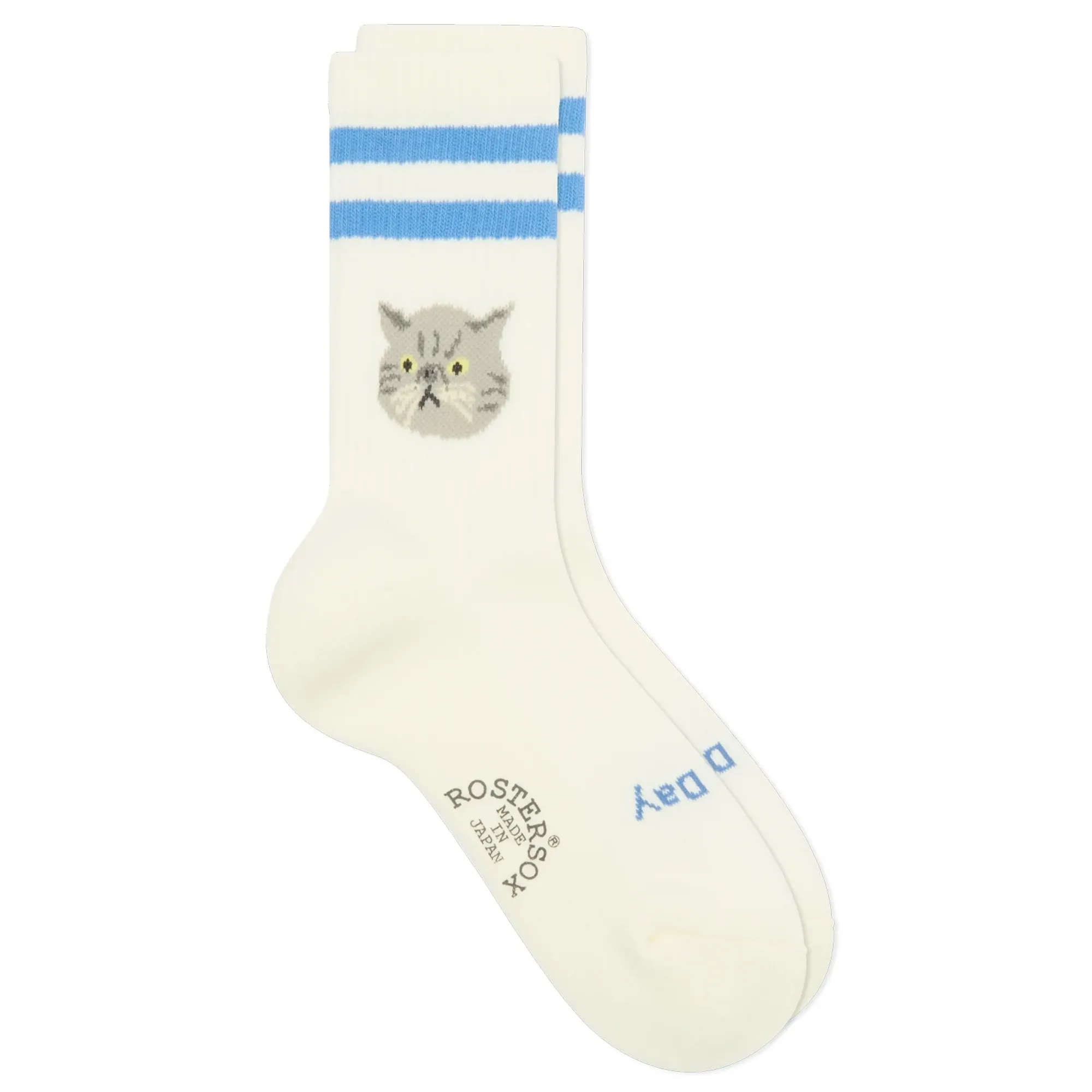 Rostersox Cat Socks Blue