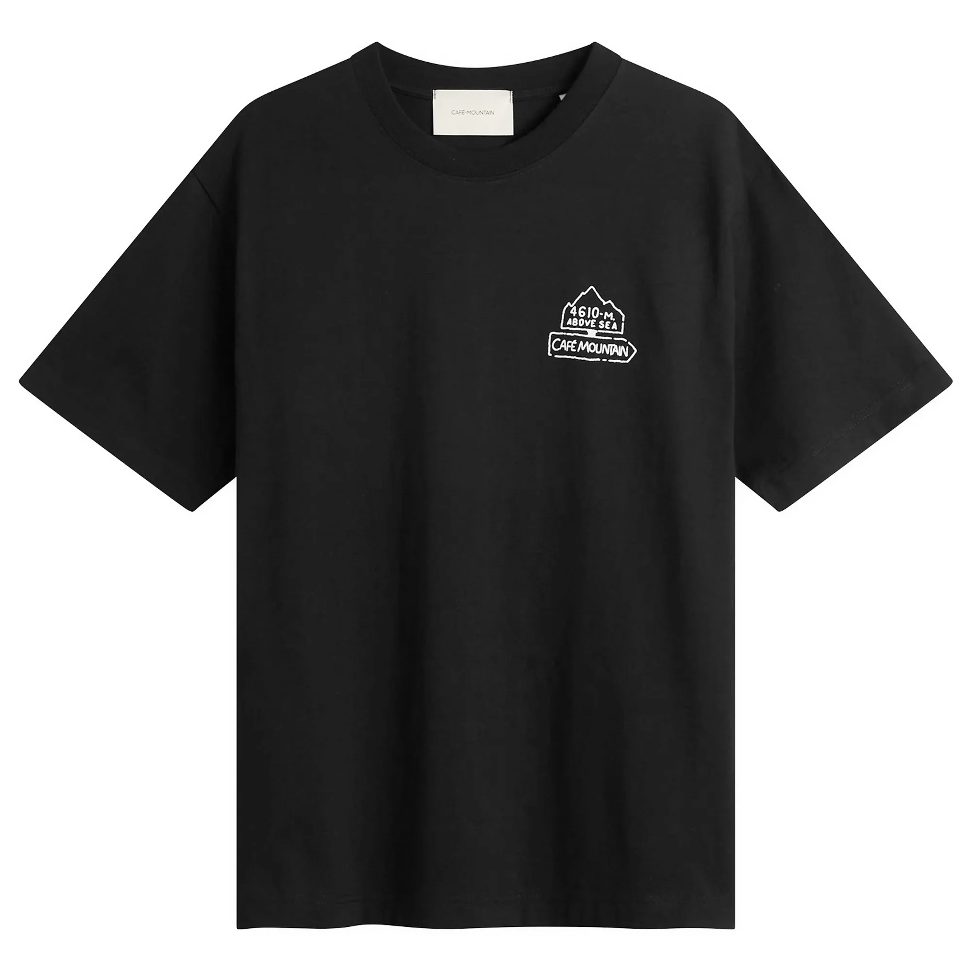 Café Mountain Men's Refuge T-Shirt Black