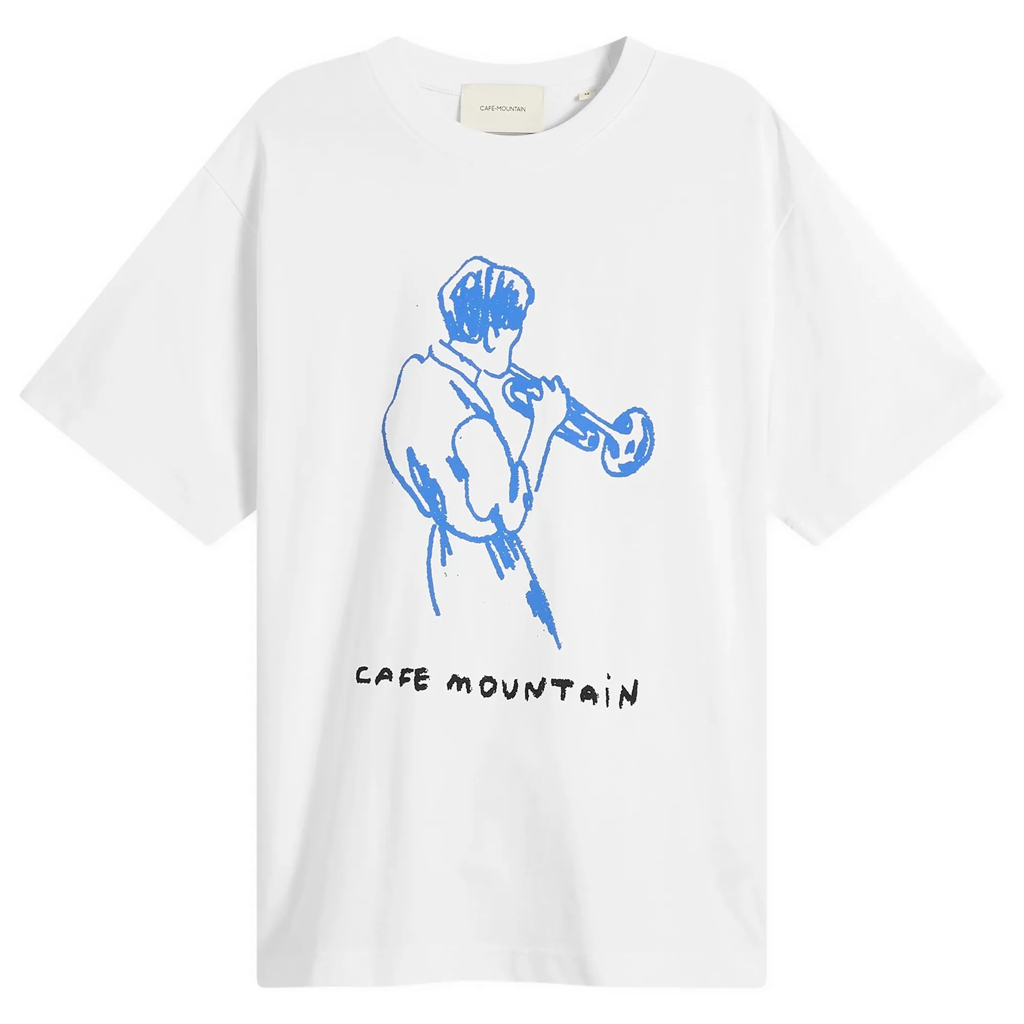 Café Mountain Men's Jazz T-Shirt Natural