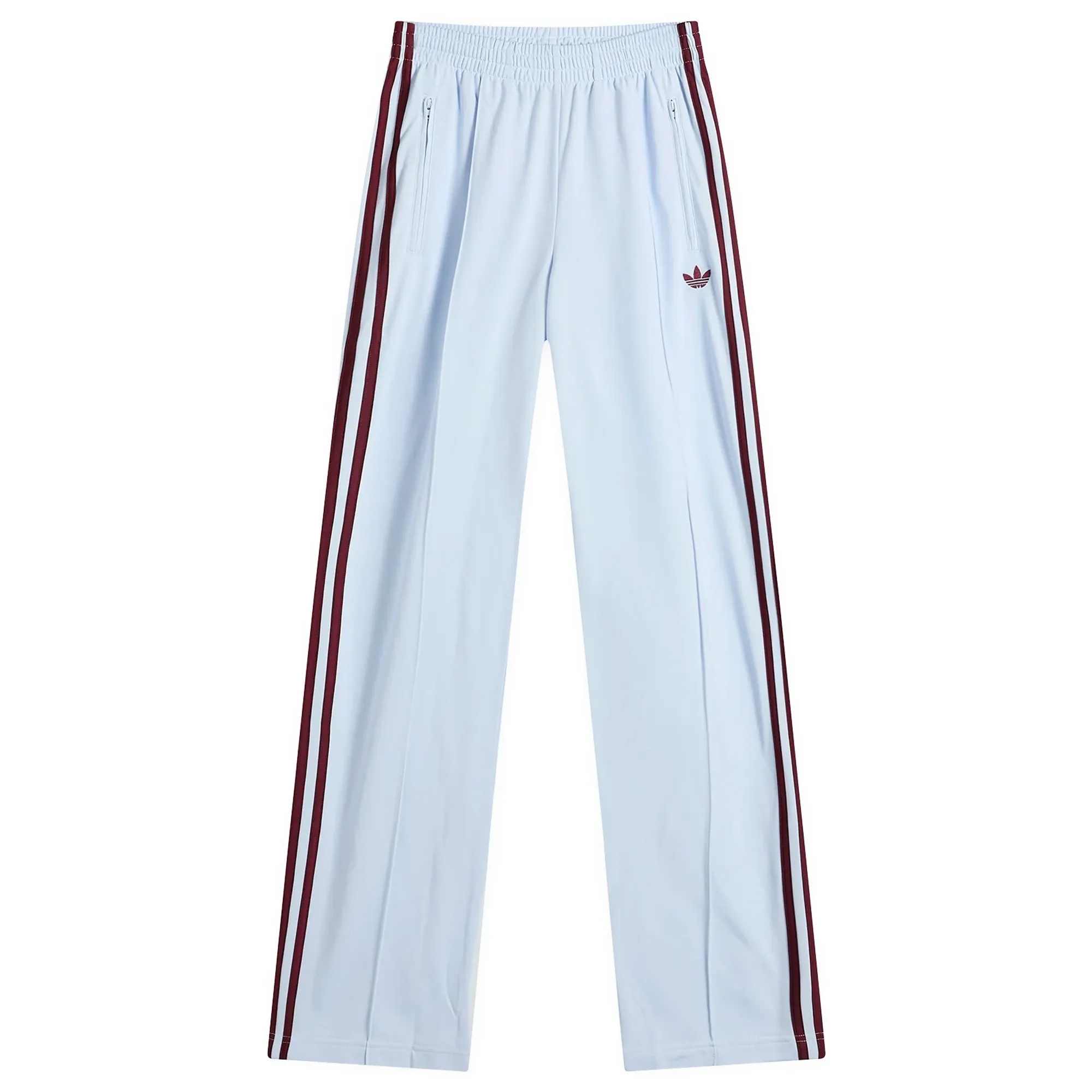Adidas Women's Classic Firebird Trackpants Crystal Sky/Maroon