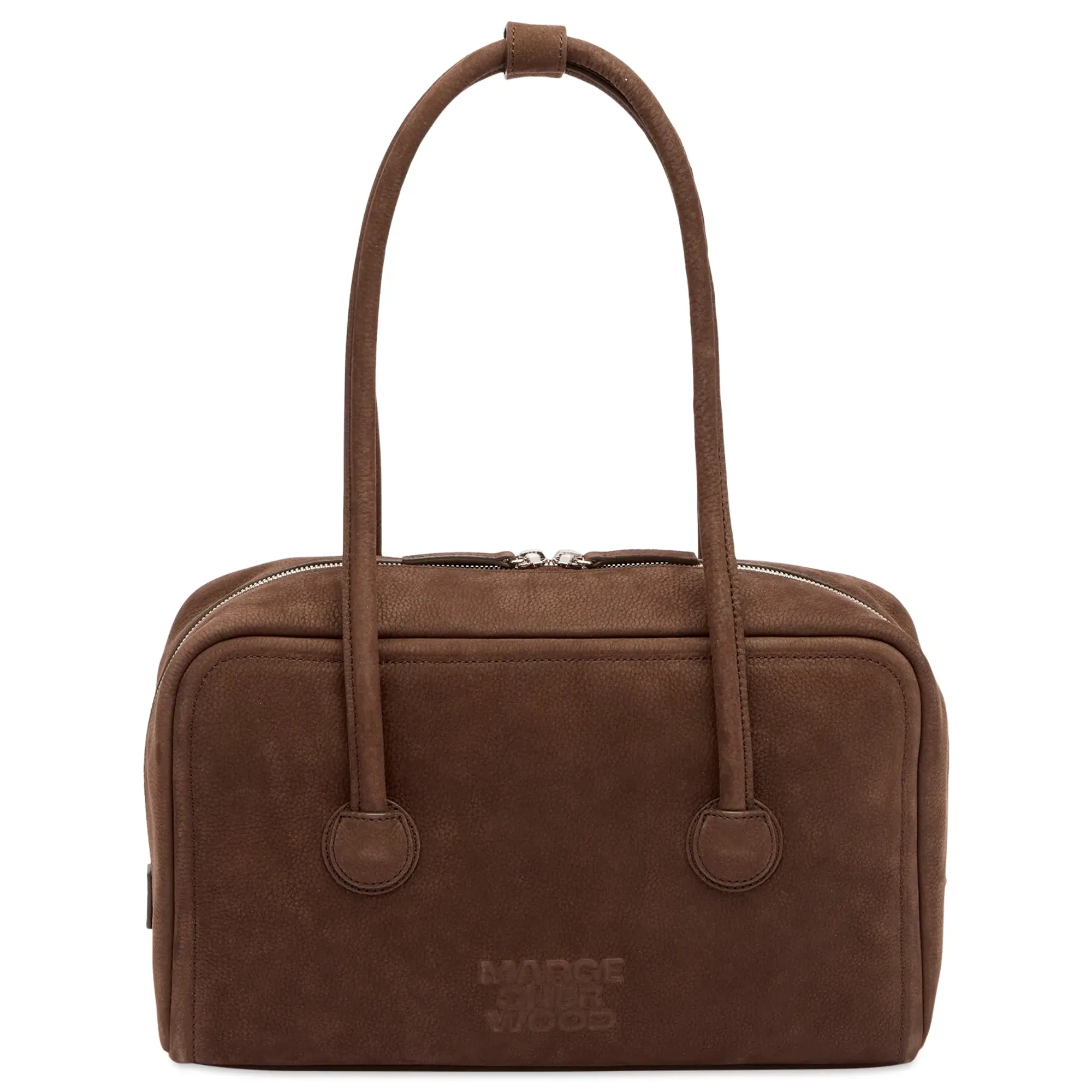 MARGESHERWOOD Women's Soft Boston Bag Hush Nubuck