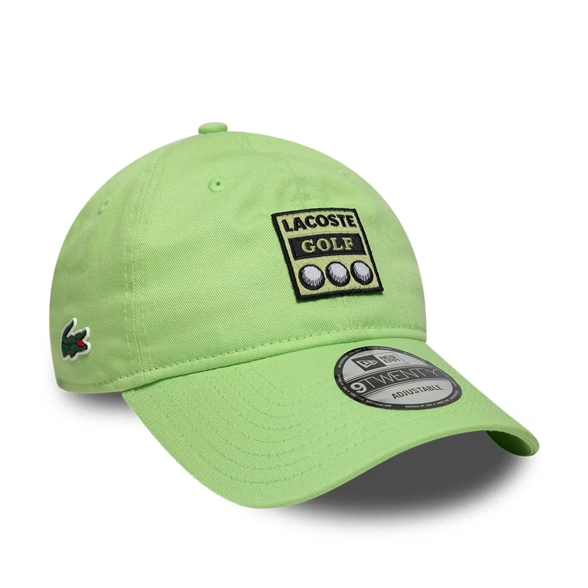 Lacoste X New Era Pastel Green 9TWENTY Adjustable Cap adult unisex