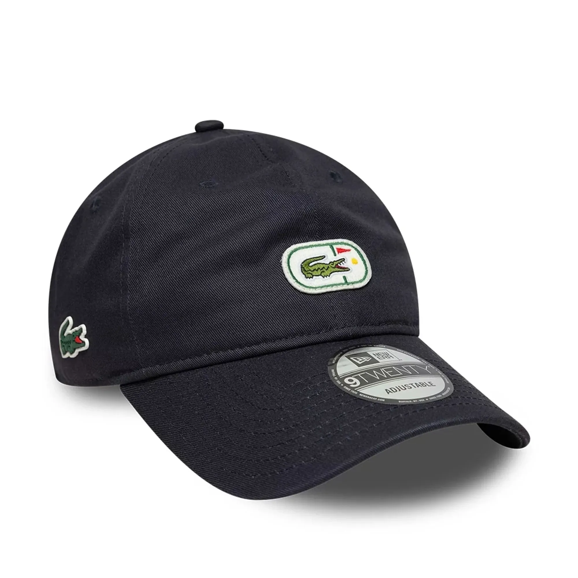 Lacoste X New Era Navy 9TWENTY Adjustable Cap adult unisex