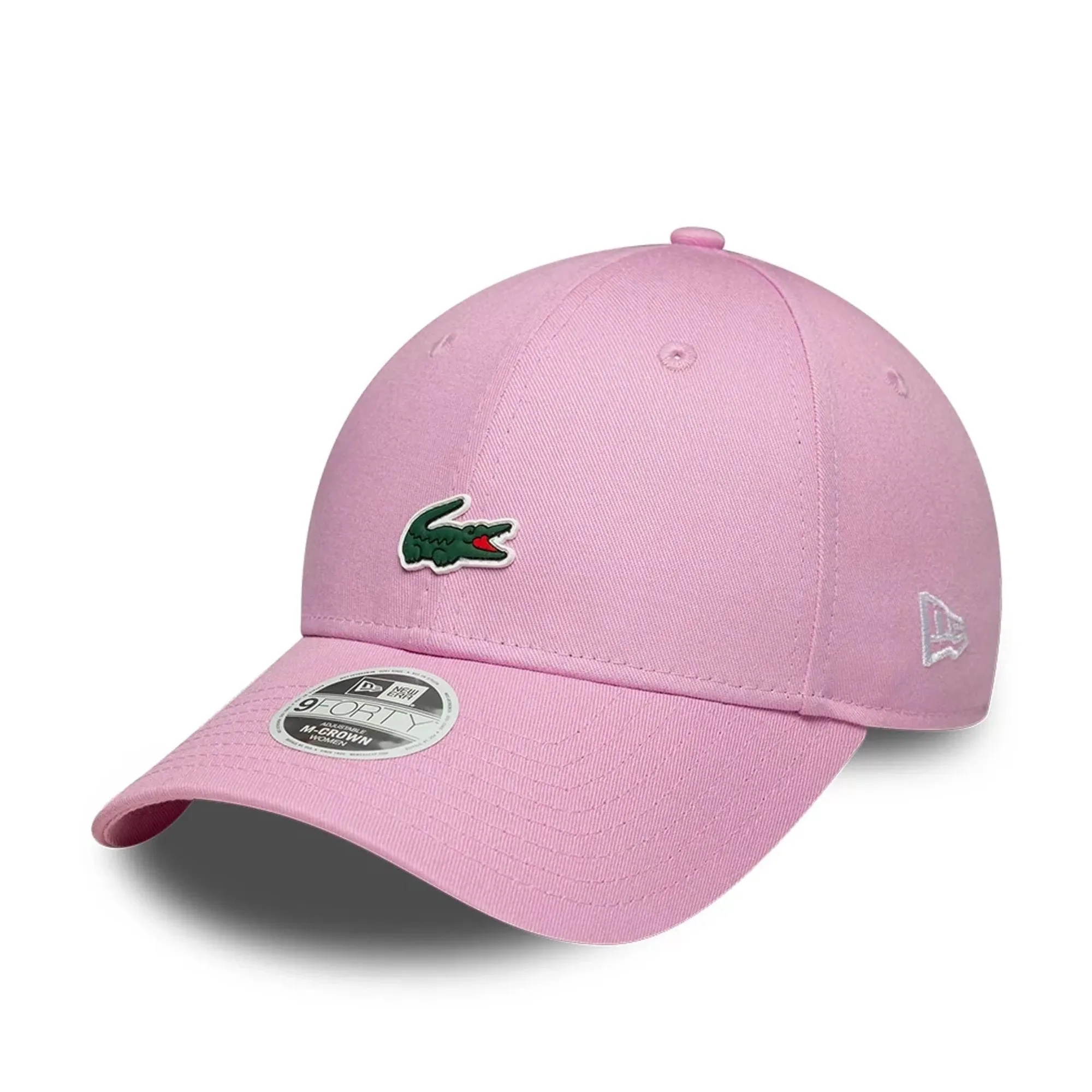 Womens Lacoste X New Era Pastel Pink 9FORTY M-Crown Adjustable Cap adult female