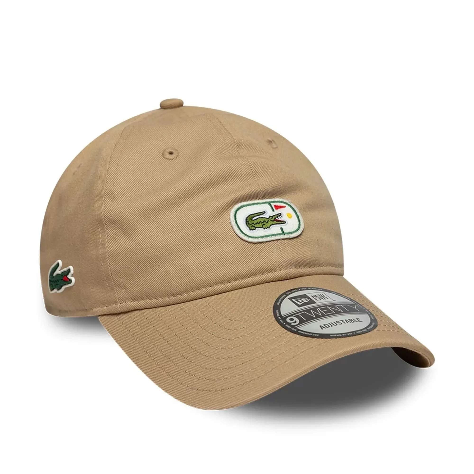 Lacoste X New Era Beige 9TWENTY Adjustable Cap adult unisex