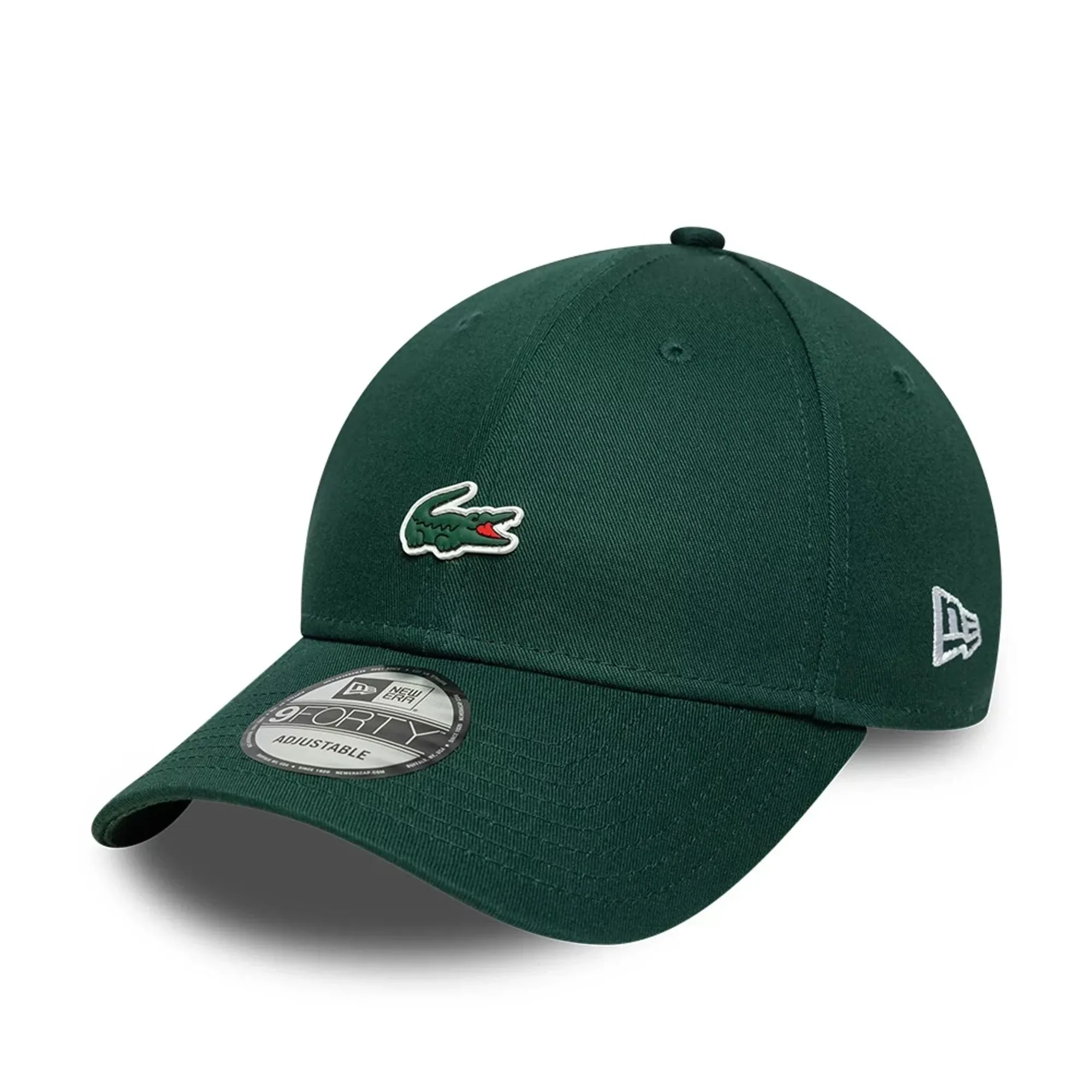 Lacoste X New Era Dark Green 9FORTY Adjustable Cap adult unisex