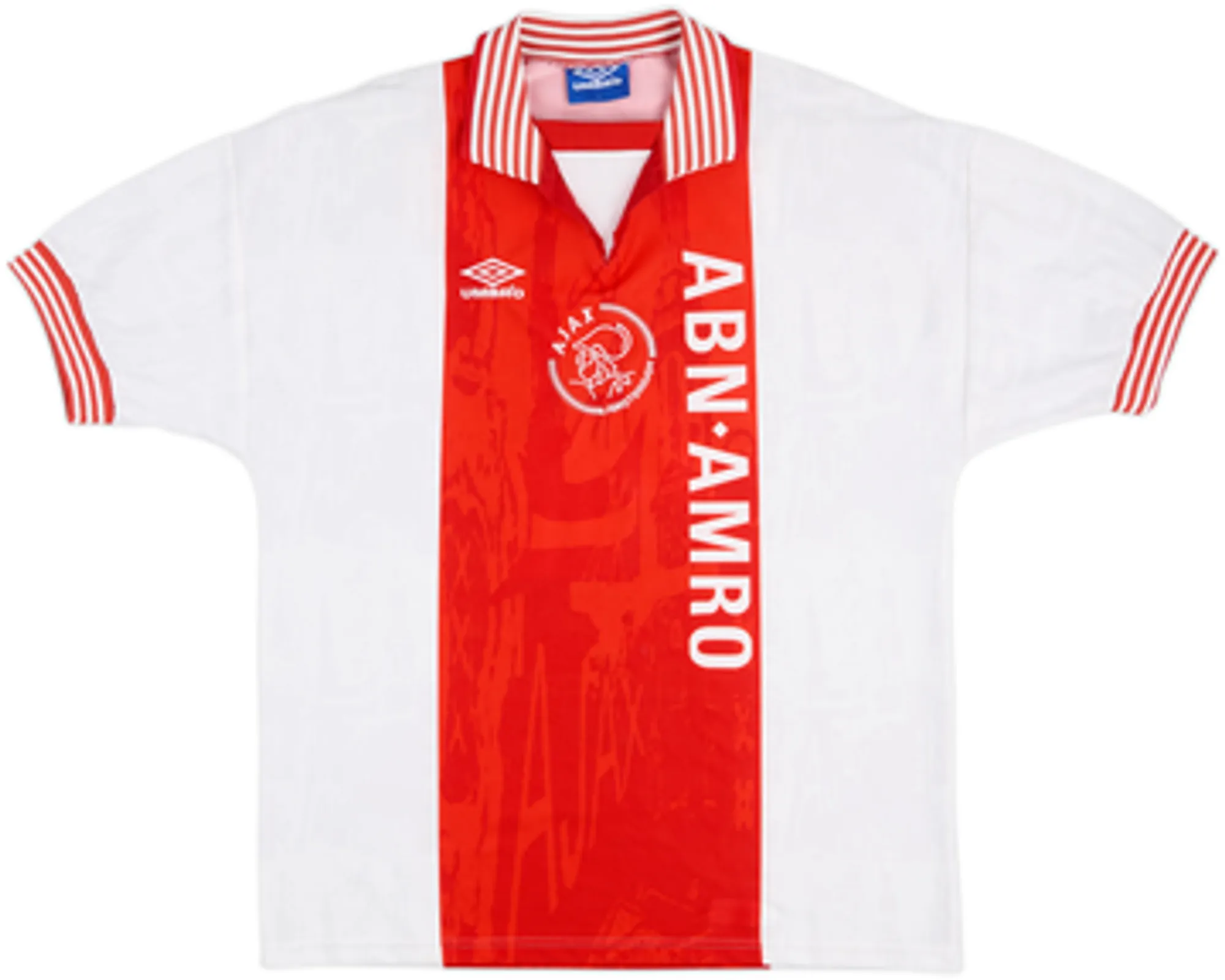 1996-97 Ajax Home Shirt F. De Boer #4 - 8/10 - (L)
