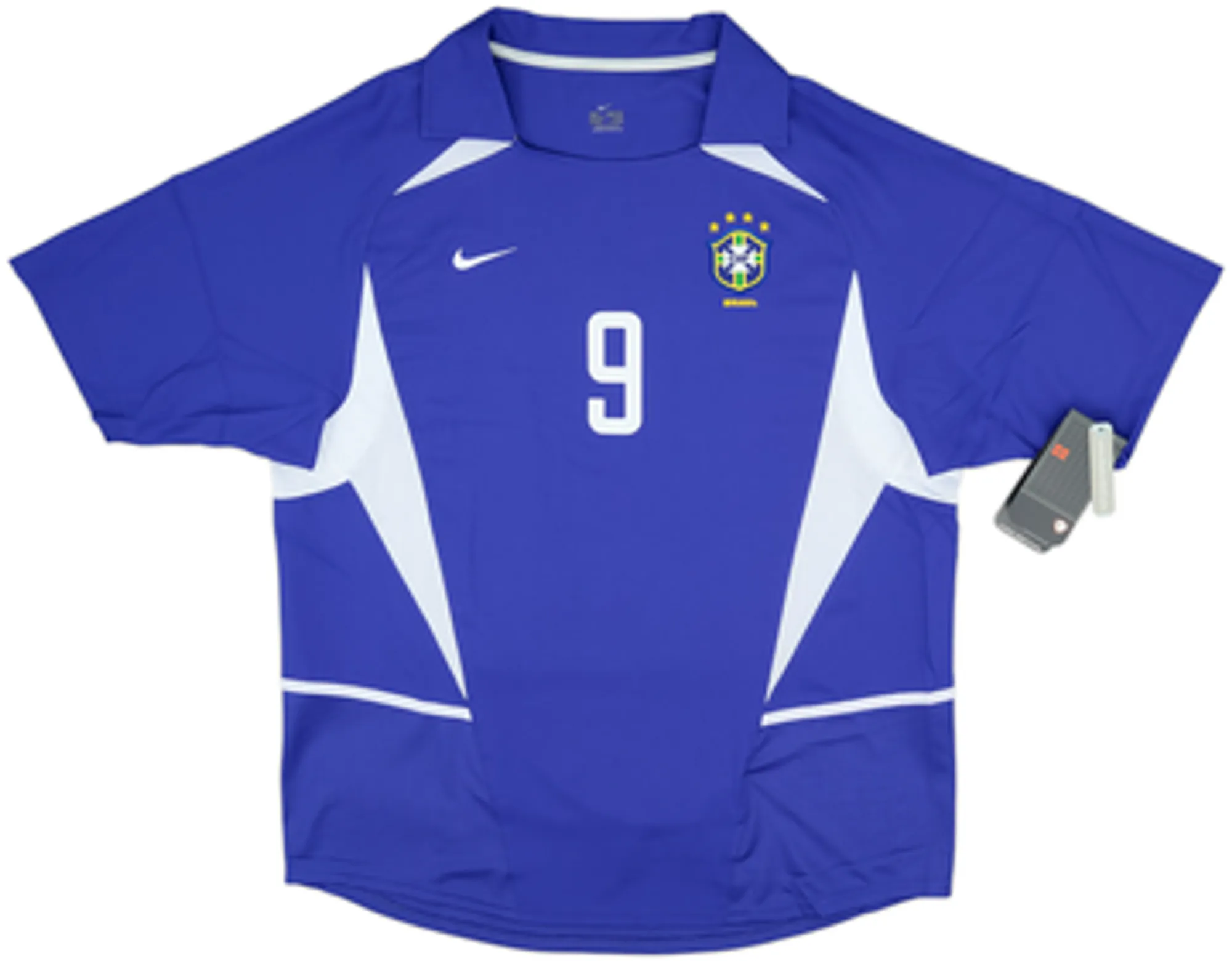 2002-04 Brazil Away Shirt Ronaldo #9 (L)