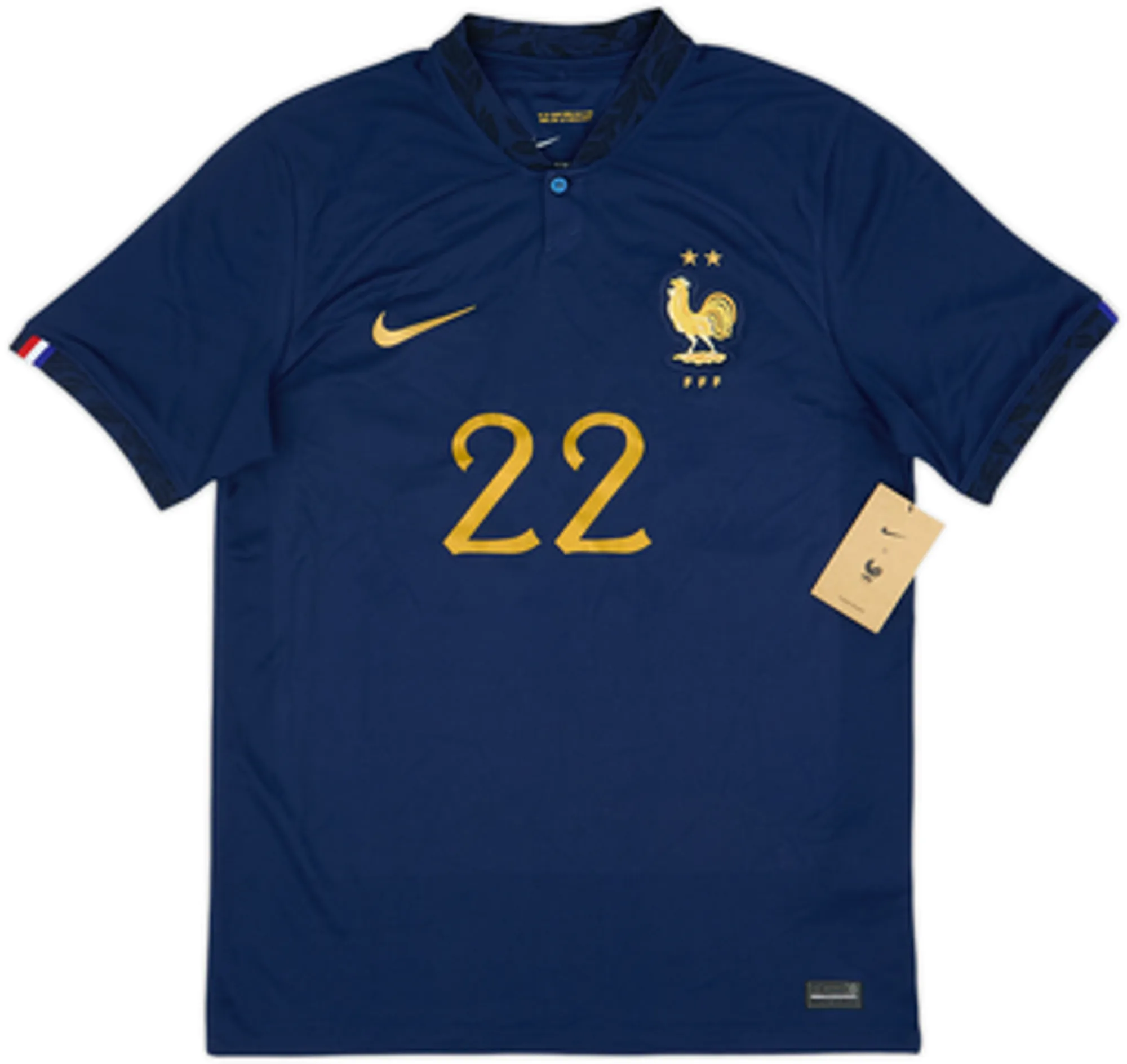 2022-23 France Home Shirt T.Hernandez #22 (M)