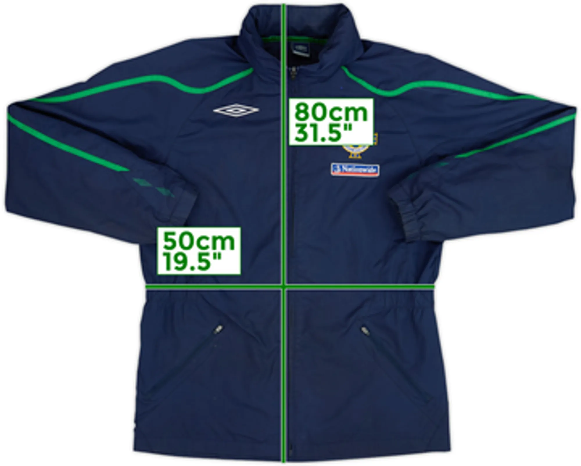 2007-09 Northern Ireland Umbro Padded Bench Coat - 5/10 - (M)