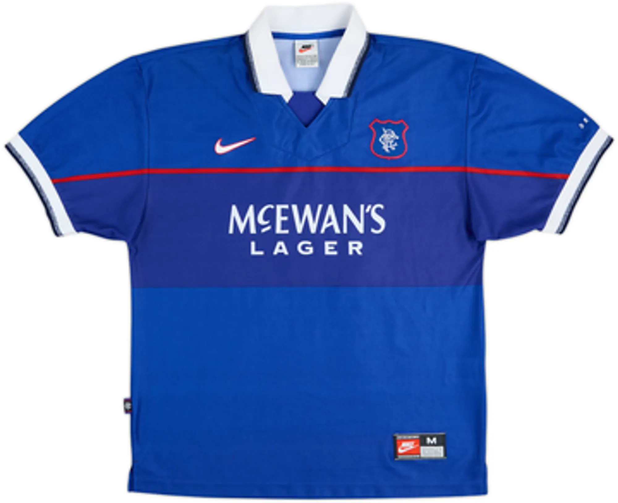 1997-99 Rangers Home Shirt McCoist #14 - 6/10 - (M)