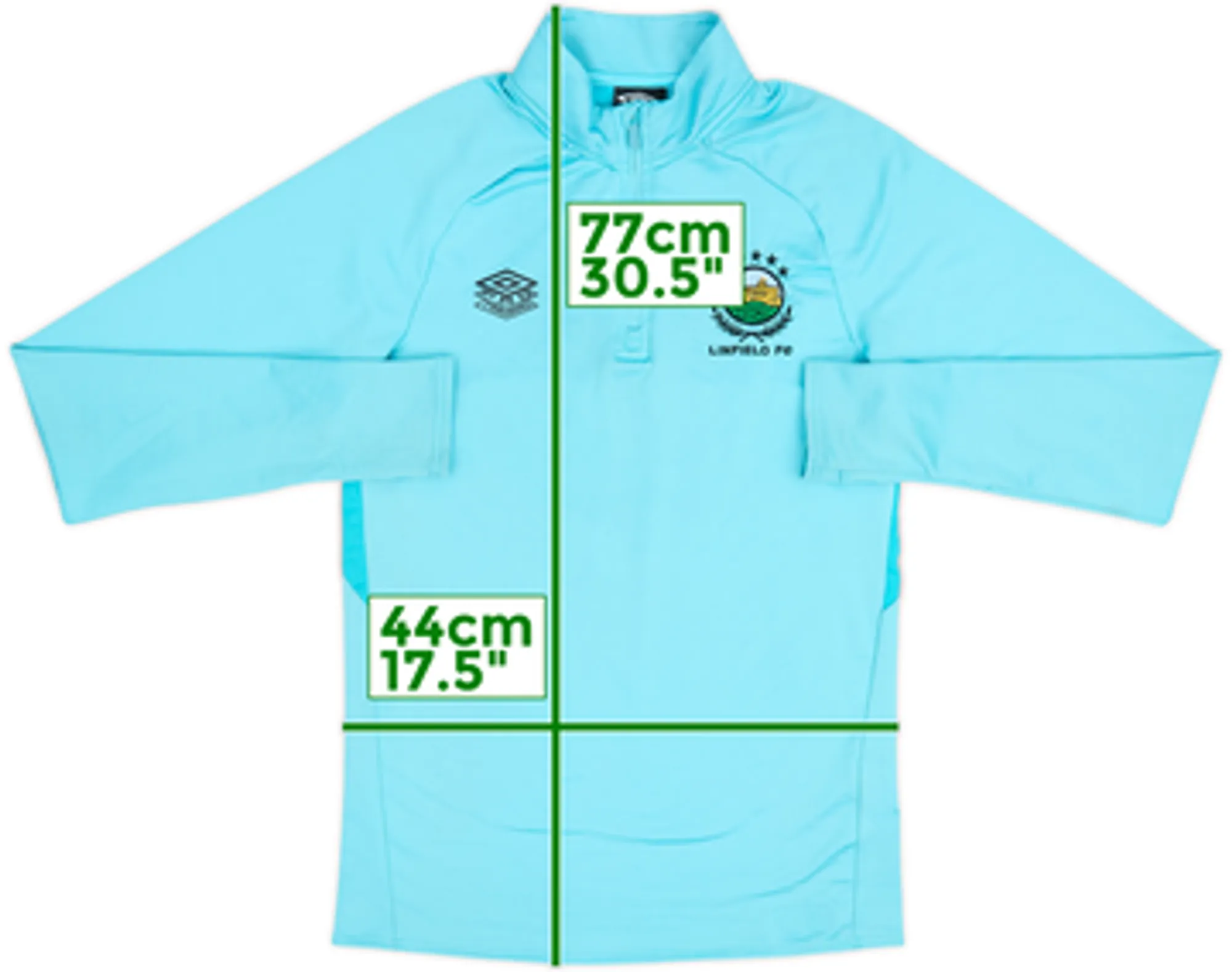 2019-20 Linfield Umbro 1/4 Zip Training Top - 6/10 - (S)