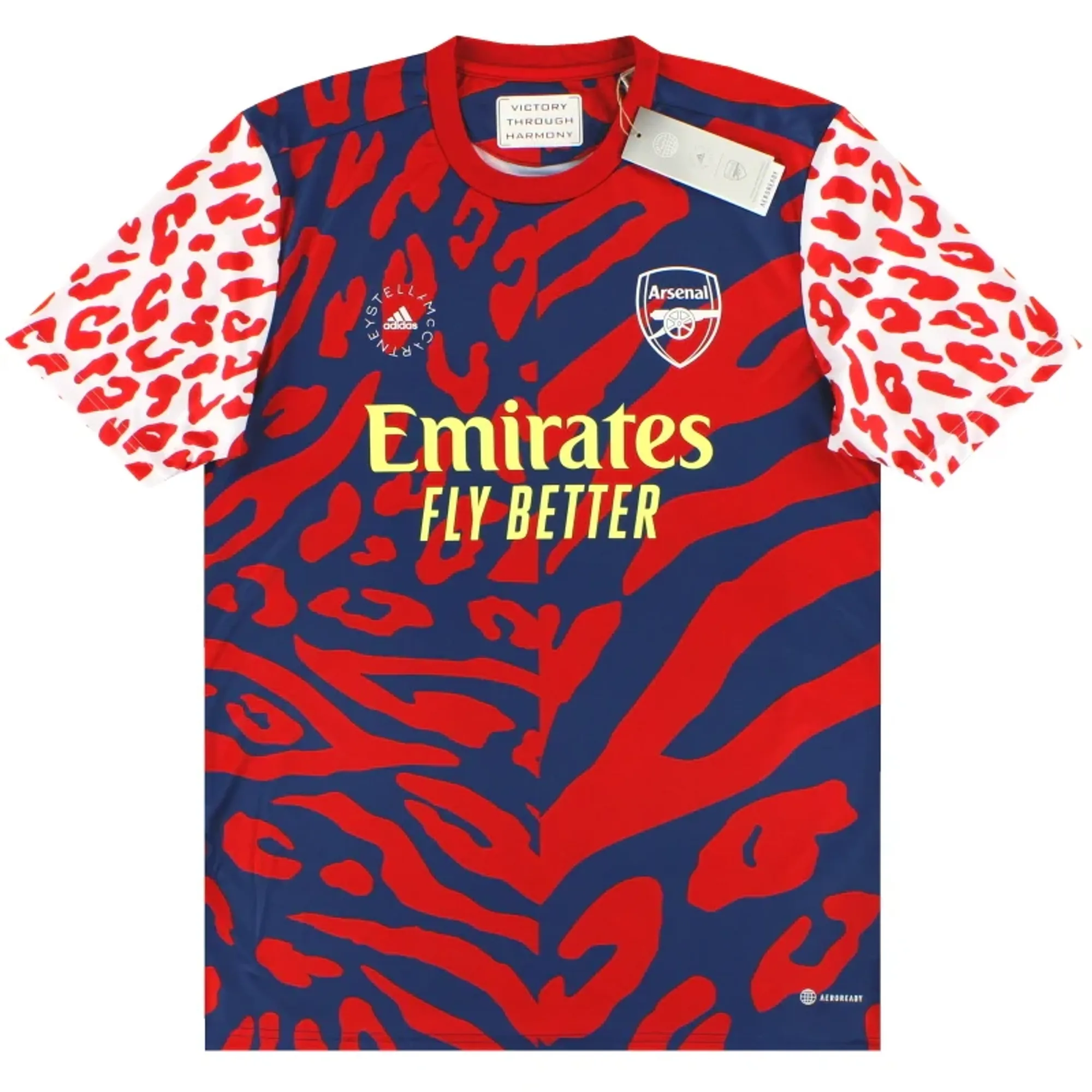 2021-22 Arsenal x adidas By Stella McCartney Pre-Match Shirt *BNIB* - Arsenal / BNIB 