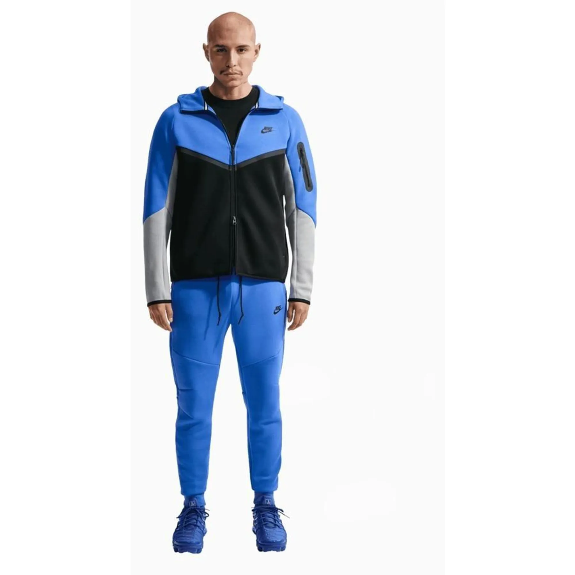 Nike Hoodie Tech Fleece Fz Windrunner - ['Blue']