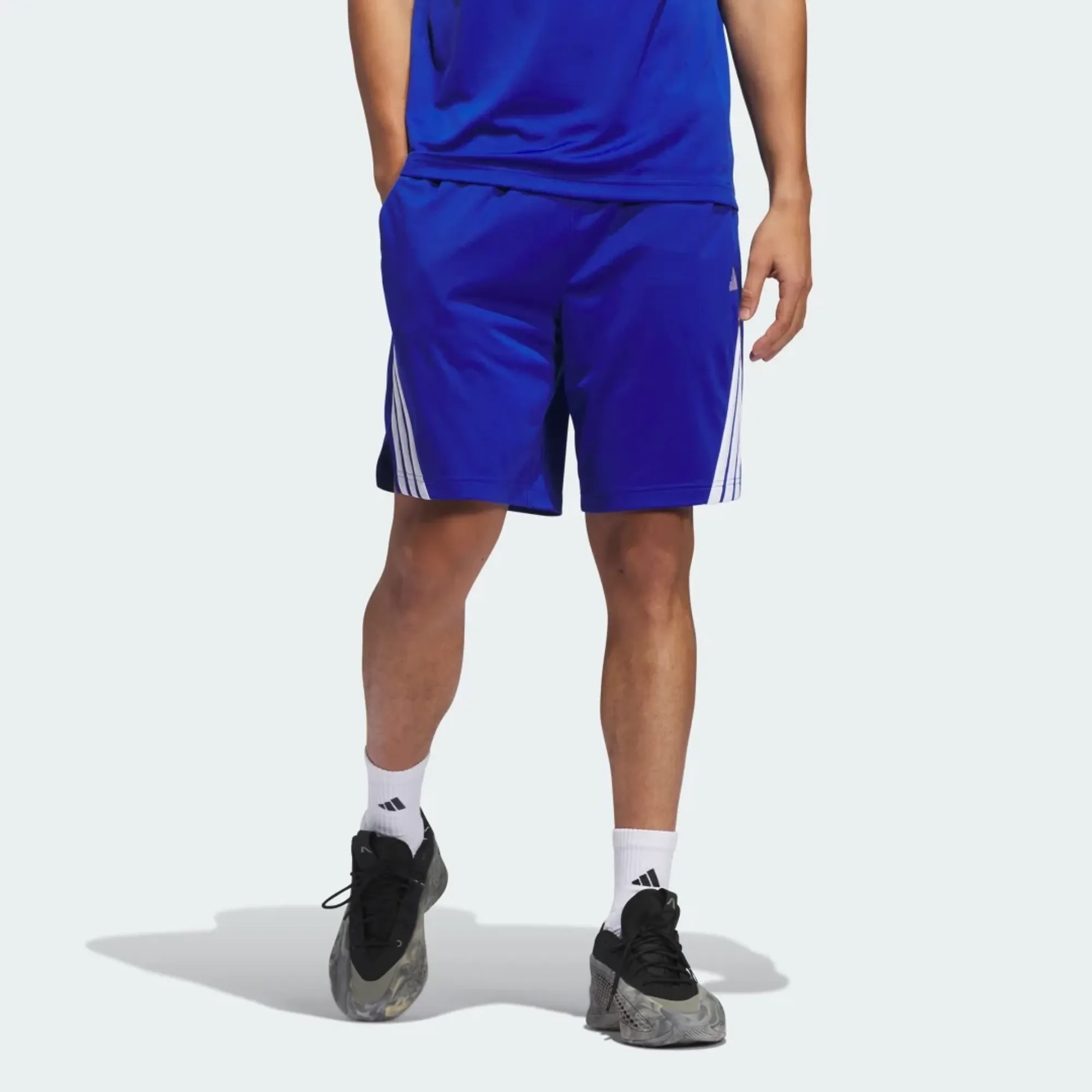 adidas Legends 3-Stripes Basketball Shorts