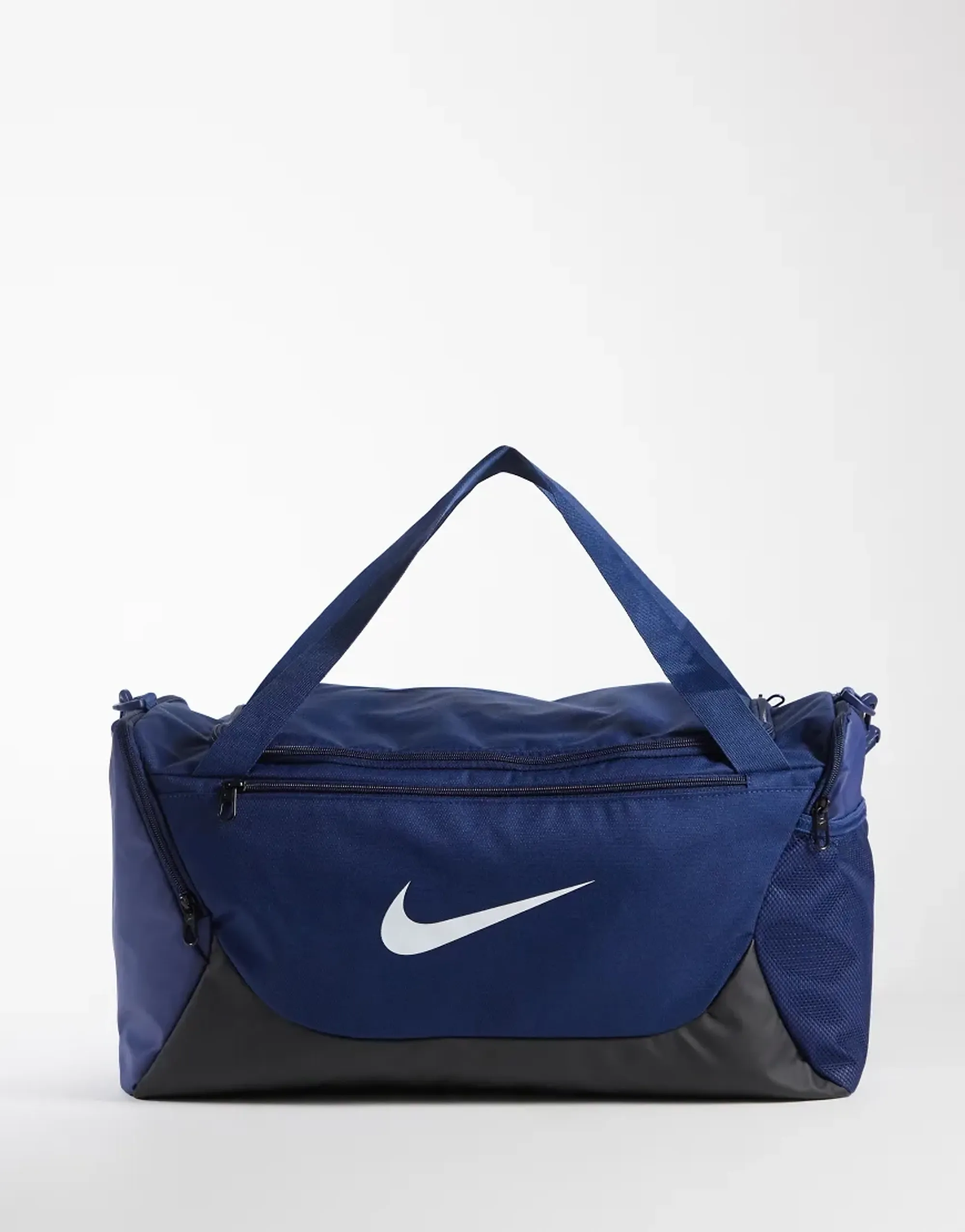 Nike Brasilia Small Duffel Bag In Navy