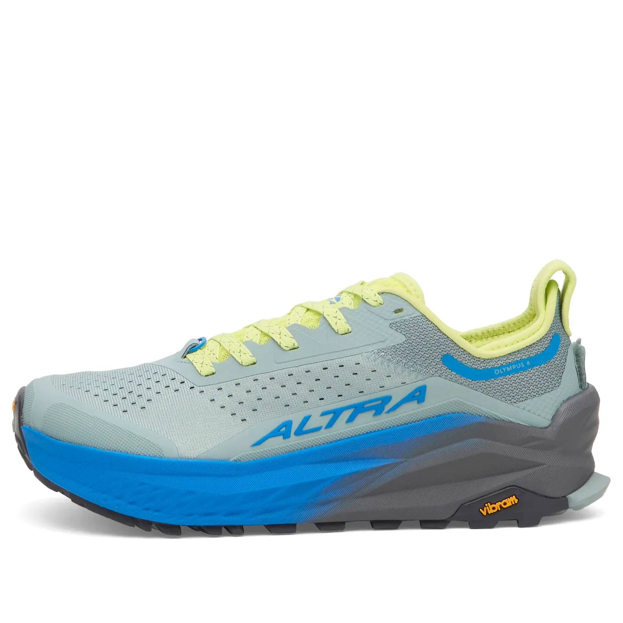 Altra Men's Olympus 6 Sneaker Gray/Lime