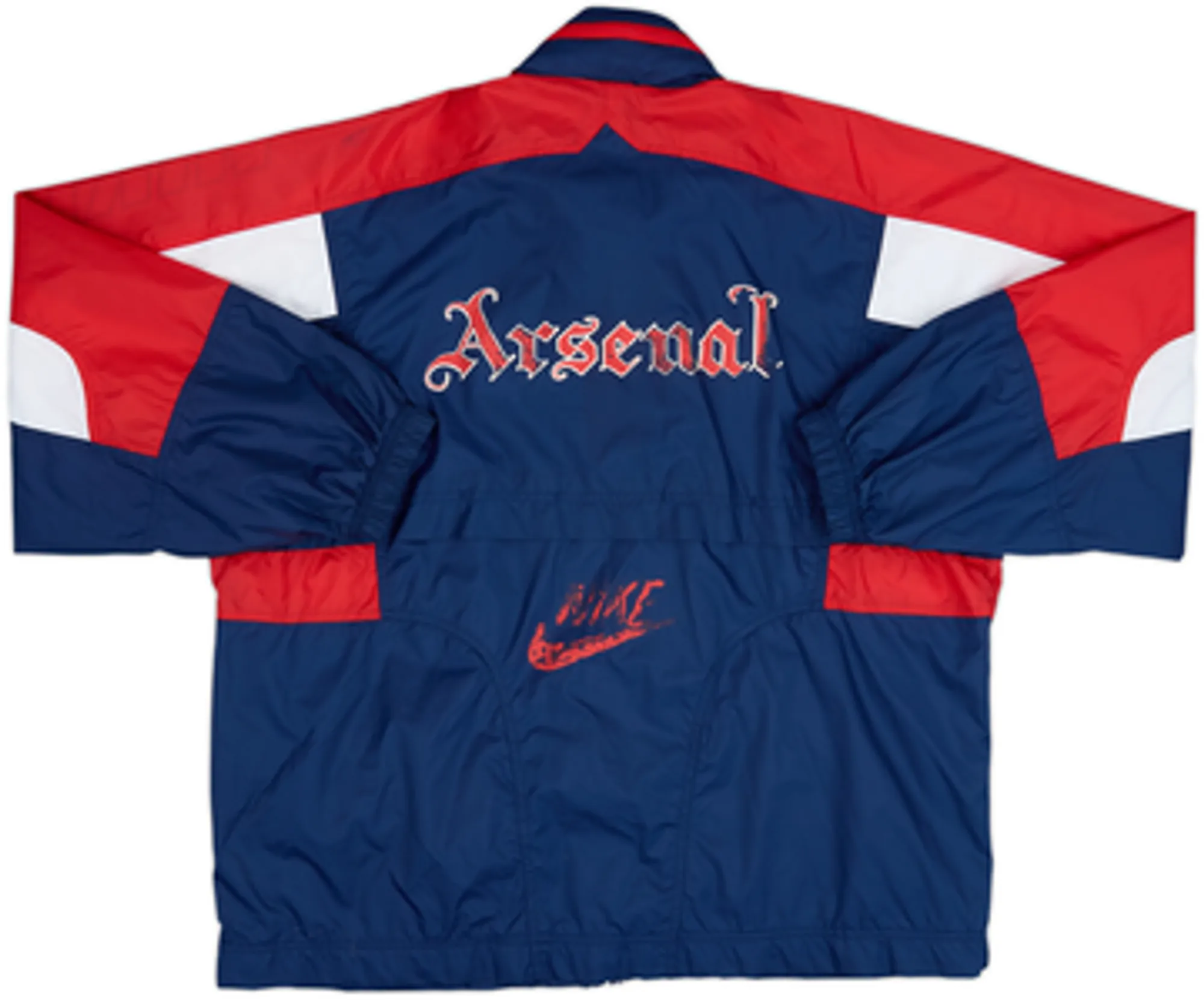 1995-96 Arsenal Nike Hooded Rain Jacket - 5/10 - (L)