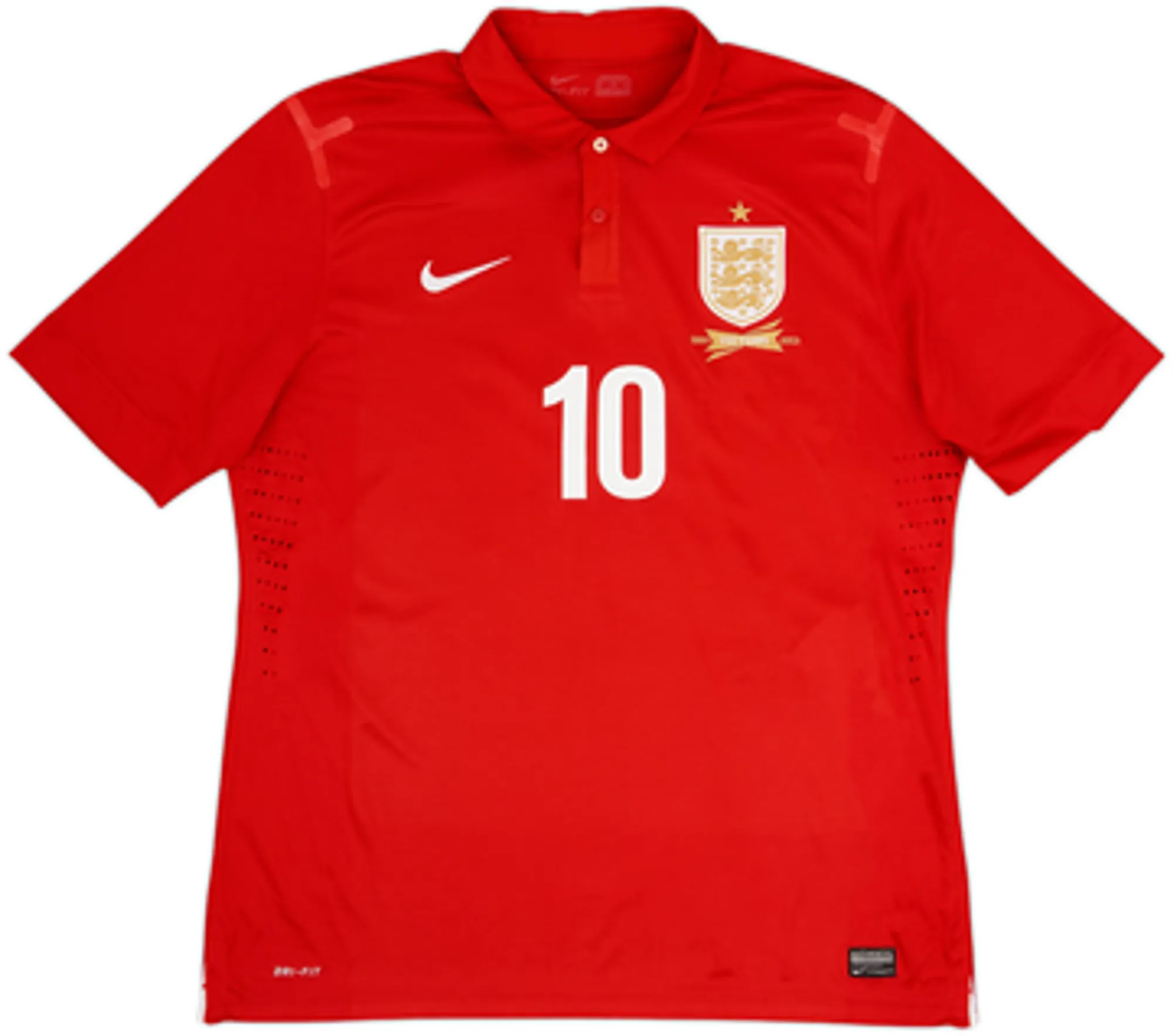 2013 England Player Issue Away 150th Anniversary Shirt Rooney #10 - 8/10 - (XXL)