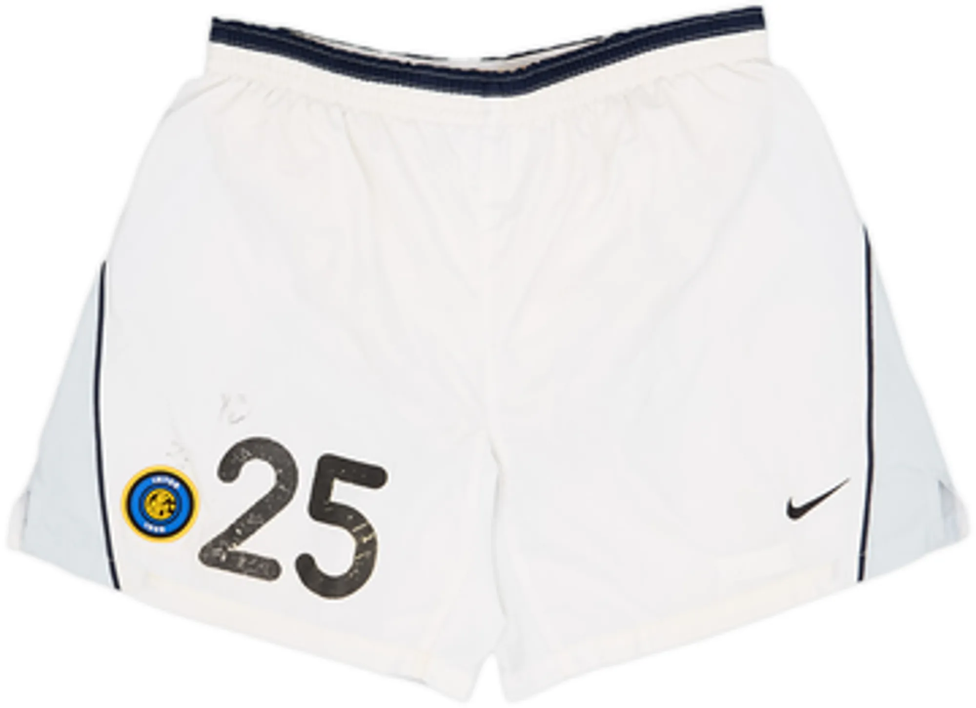 2001-02 Inter Milan Player Issue Home Shorts #25 - 5/10 - (M)