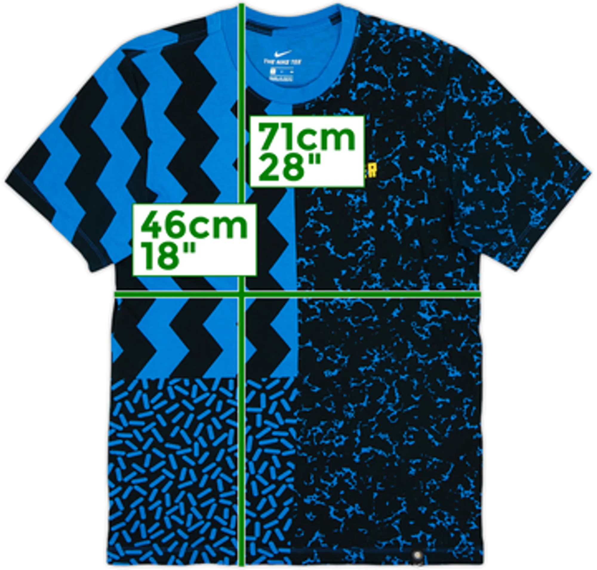 2020-21 Inter Milan Nike Cotton Tee - 8/10 - (S)