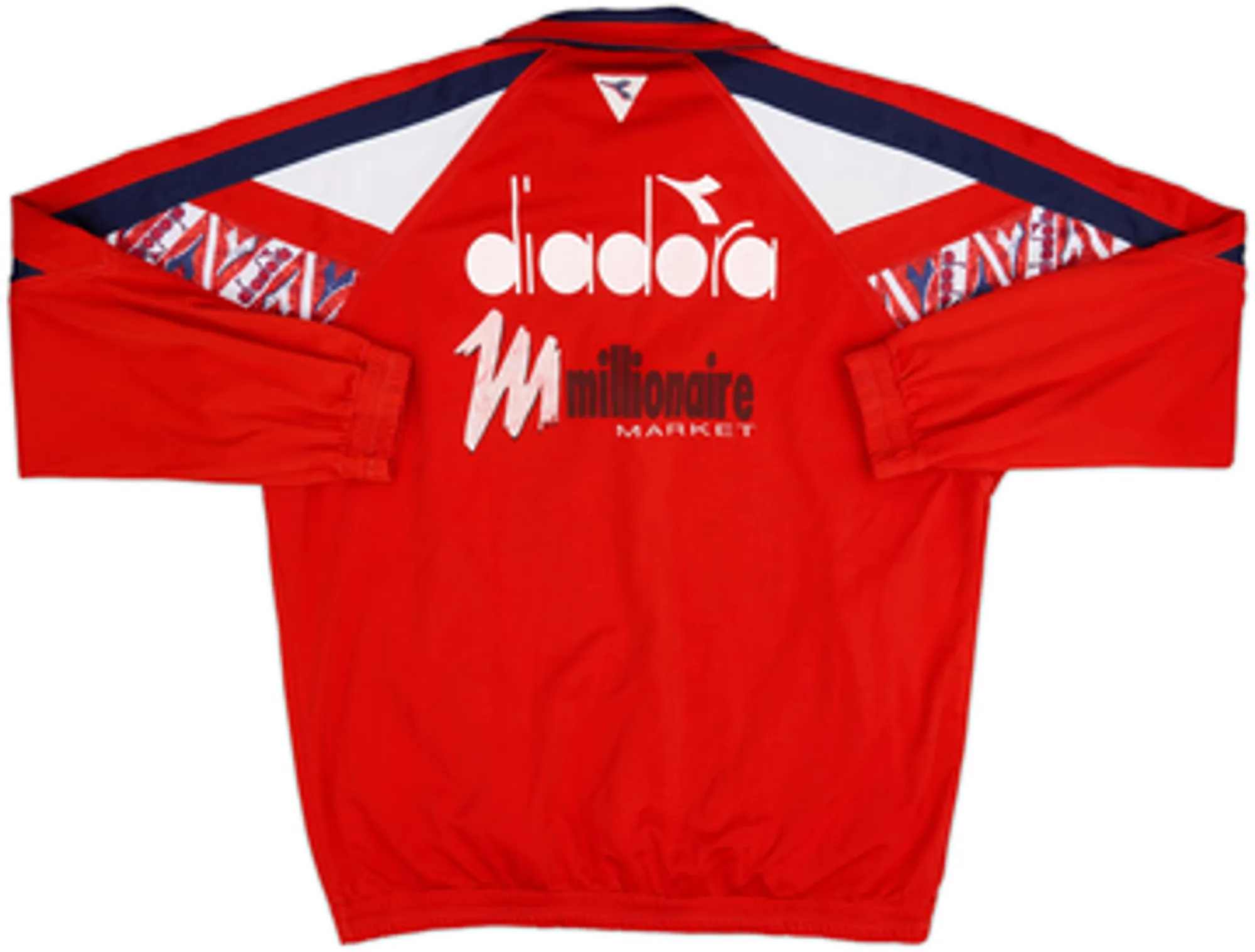 1996-97 Padova Diadora 1/4 Zip Track Jacket - 8/10 - (XL)