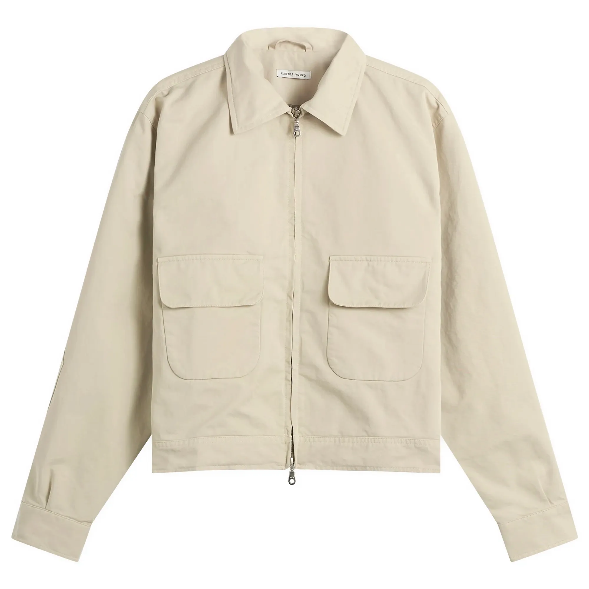 Carter Young Men's Washed Andover Jacket Pale Khaki