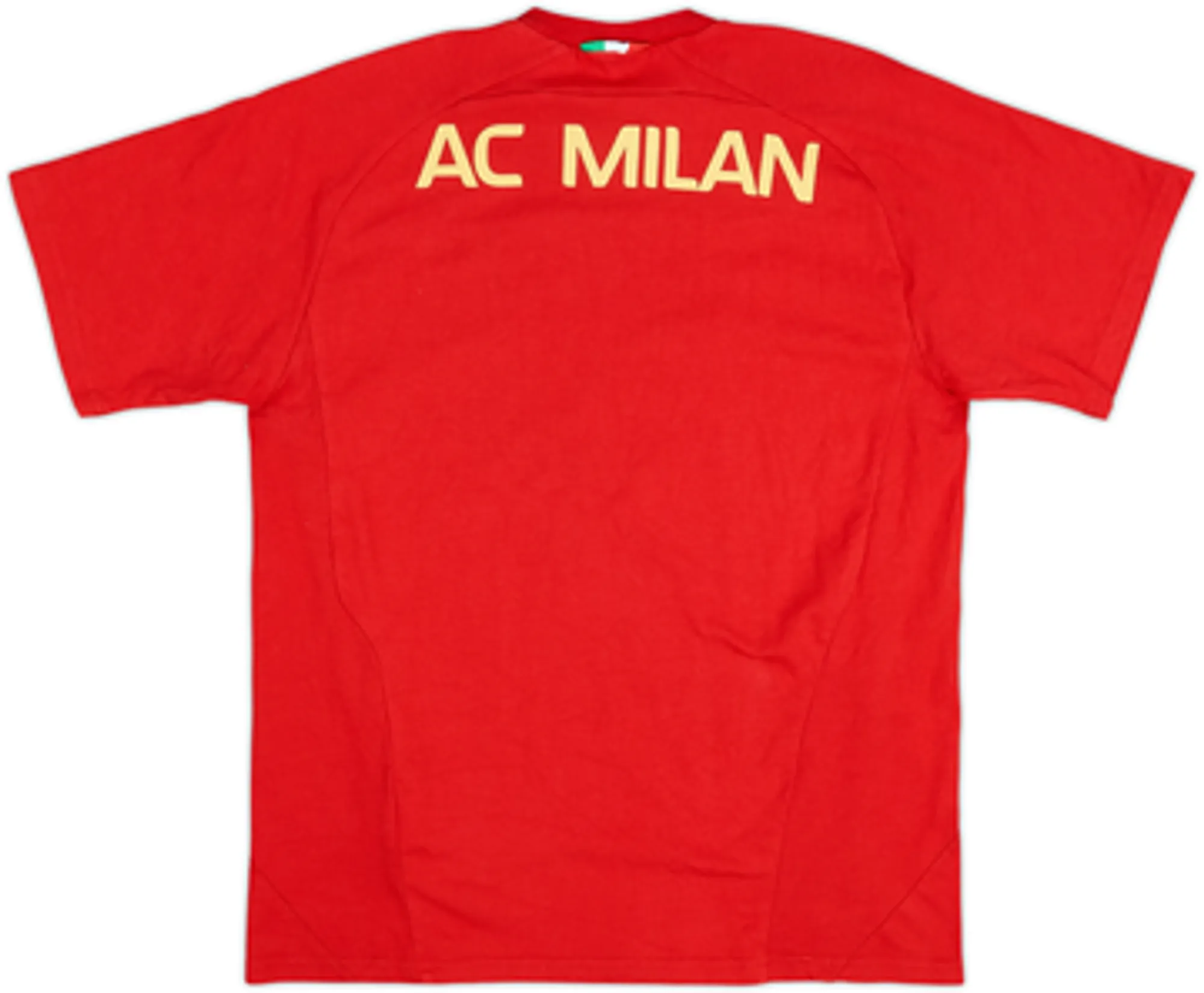 2010-11 AC Milan adidas Cotton Tee - 8/10 - (XL.Boys)