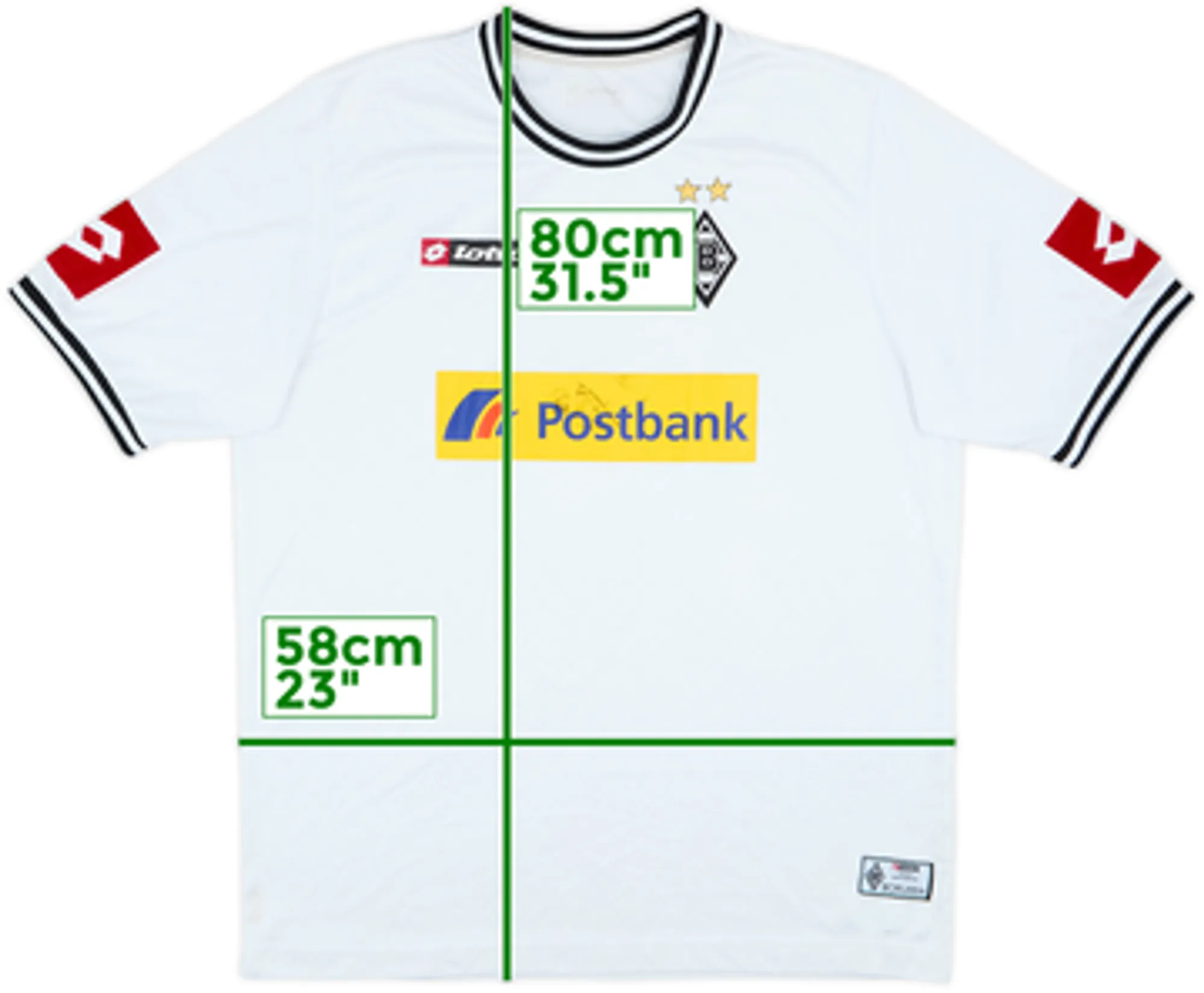 2010-11 Borussia Monchengladbach Home Shirt - 6/10 - (XL)