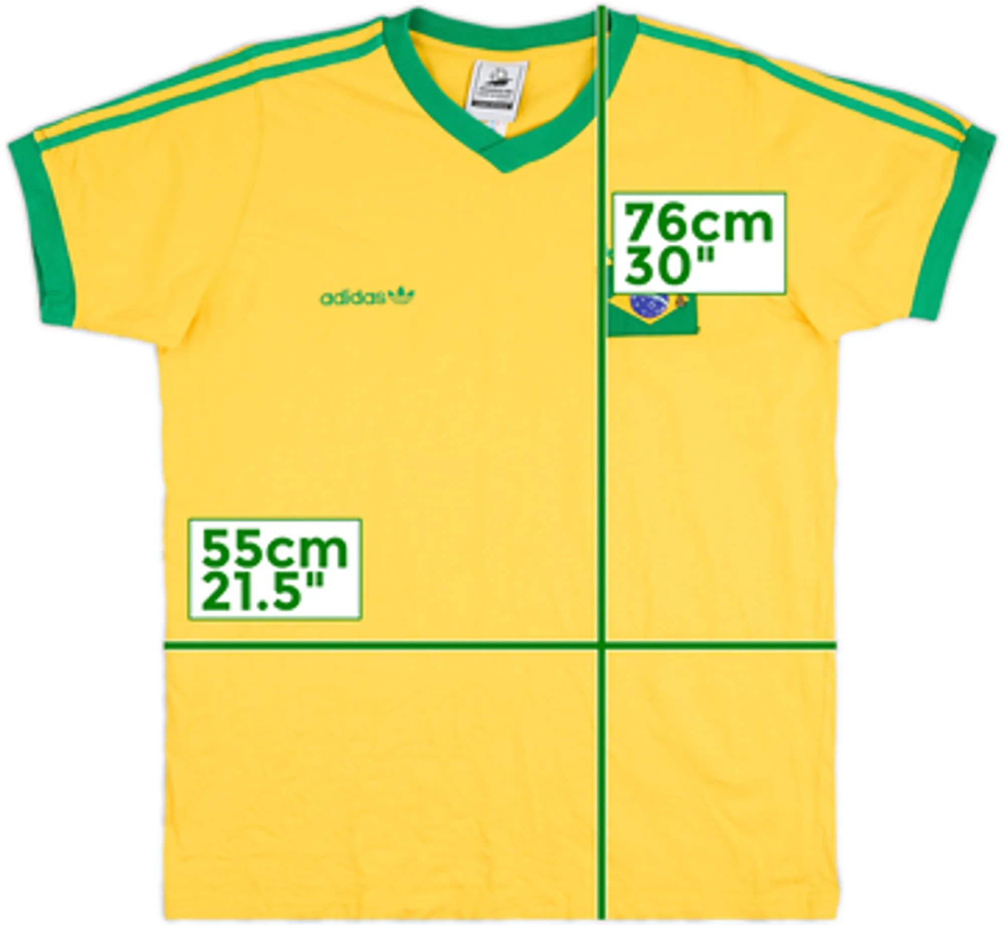 1998 Brazil adidas 'Coupe du Monde' Cotton Tee - 9/10 - (XL)