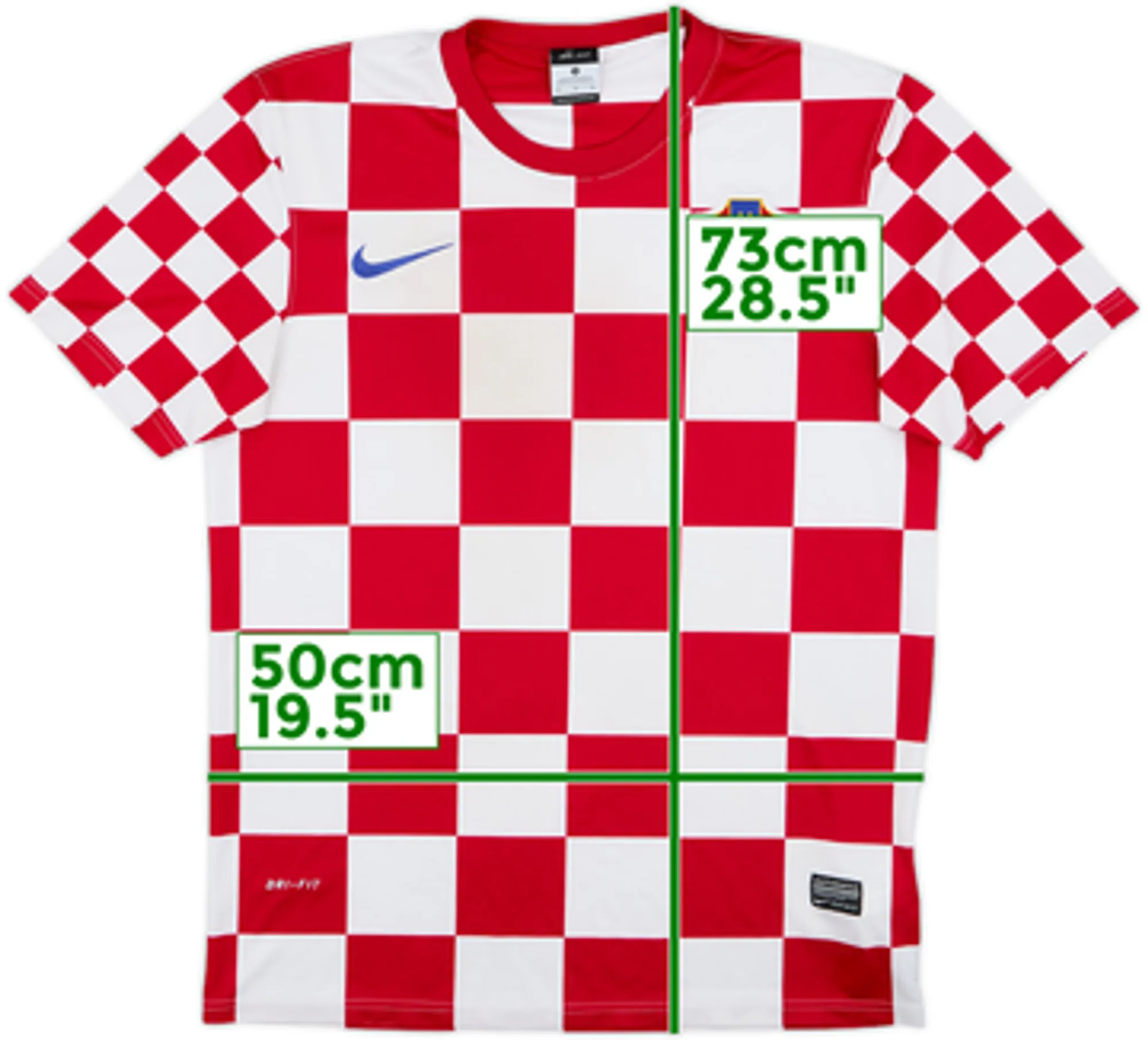 2012-14 Croatia Basic Home Shirt - 5/10 - (M)