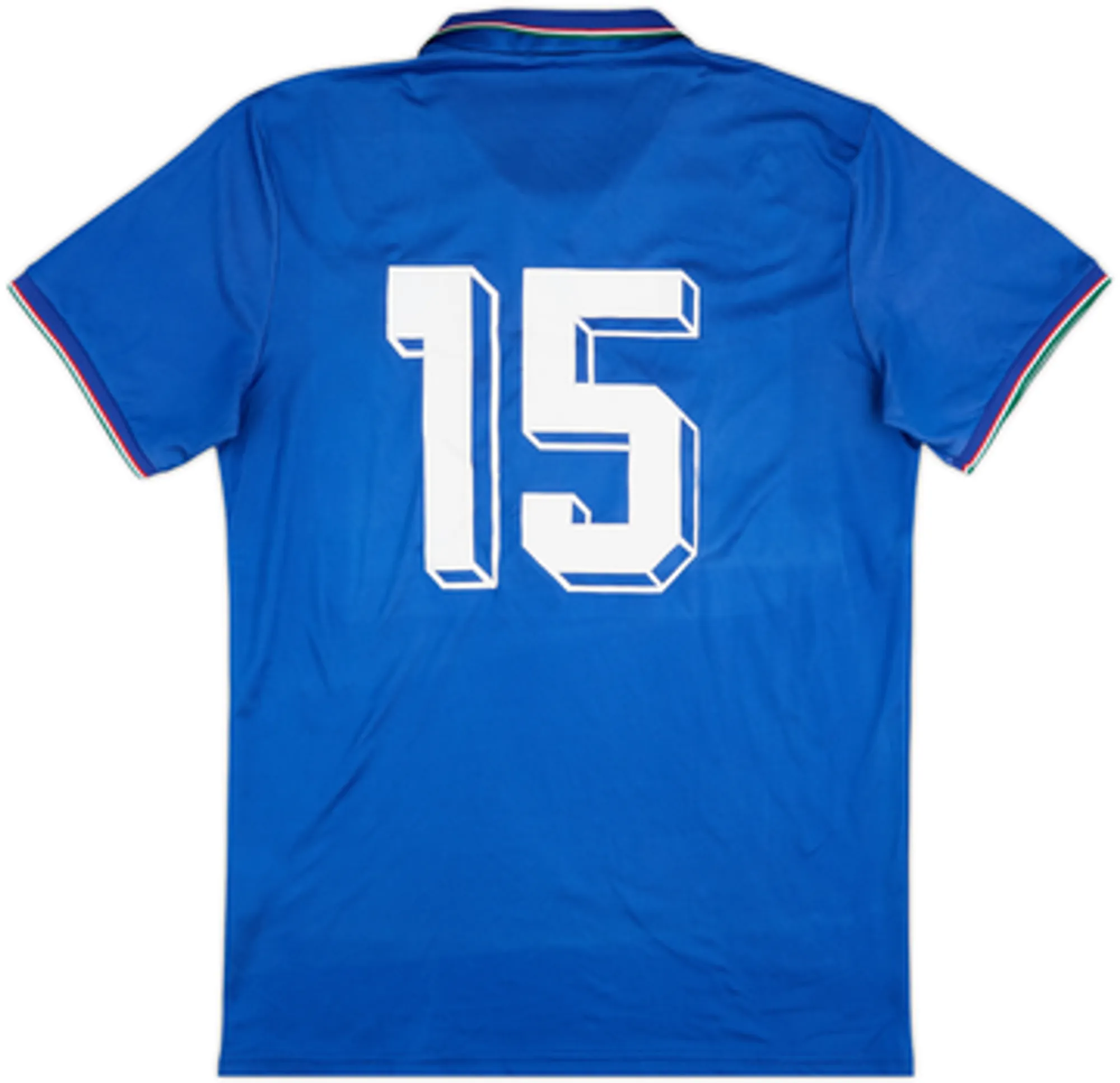 1986-91 Italy Home Shirt #15 (Baggio) - 8/10 - (L)