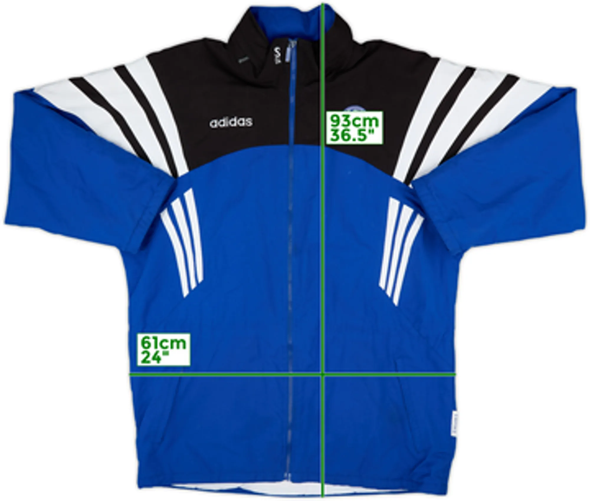 1996-97 Schalke adidas Padded Bench Coat - 6/10 - (L)