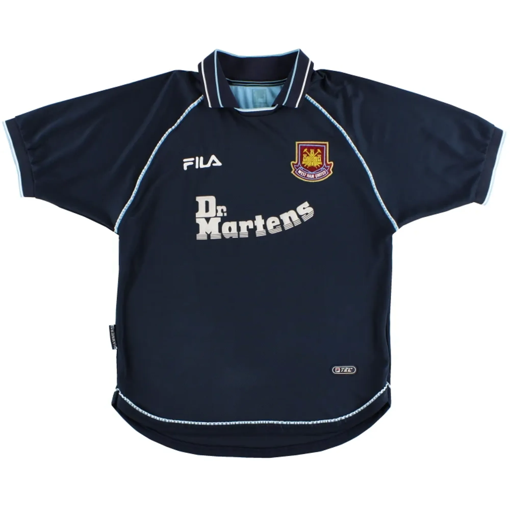 1999-01 West Ham Fila Third Shirt XXL - West Ham / Very Good 