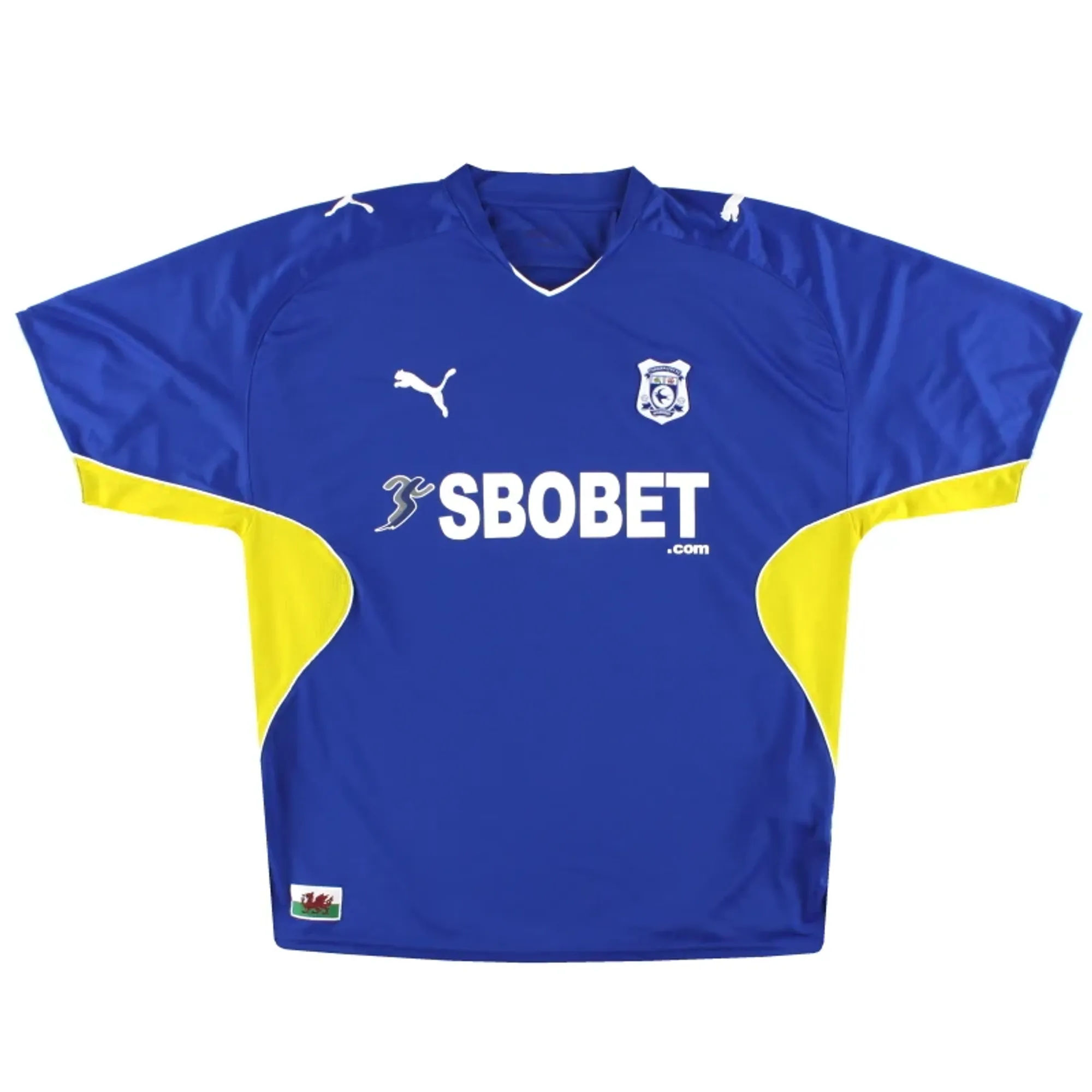 2009-10 Cardiff Puma Home Shirt L - Cardiff City / Excellent 