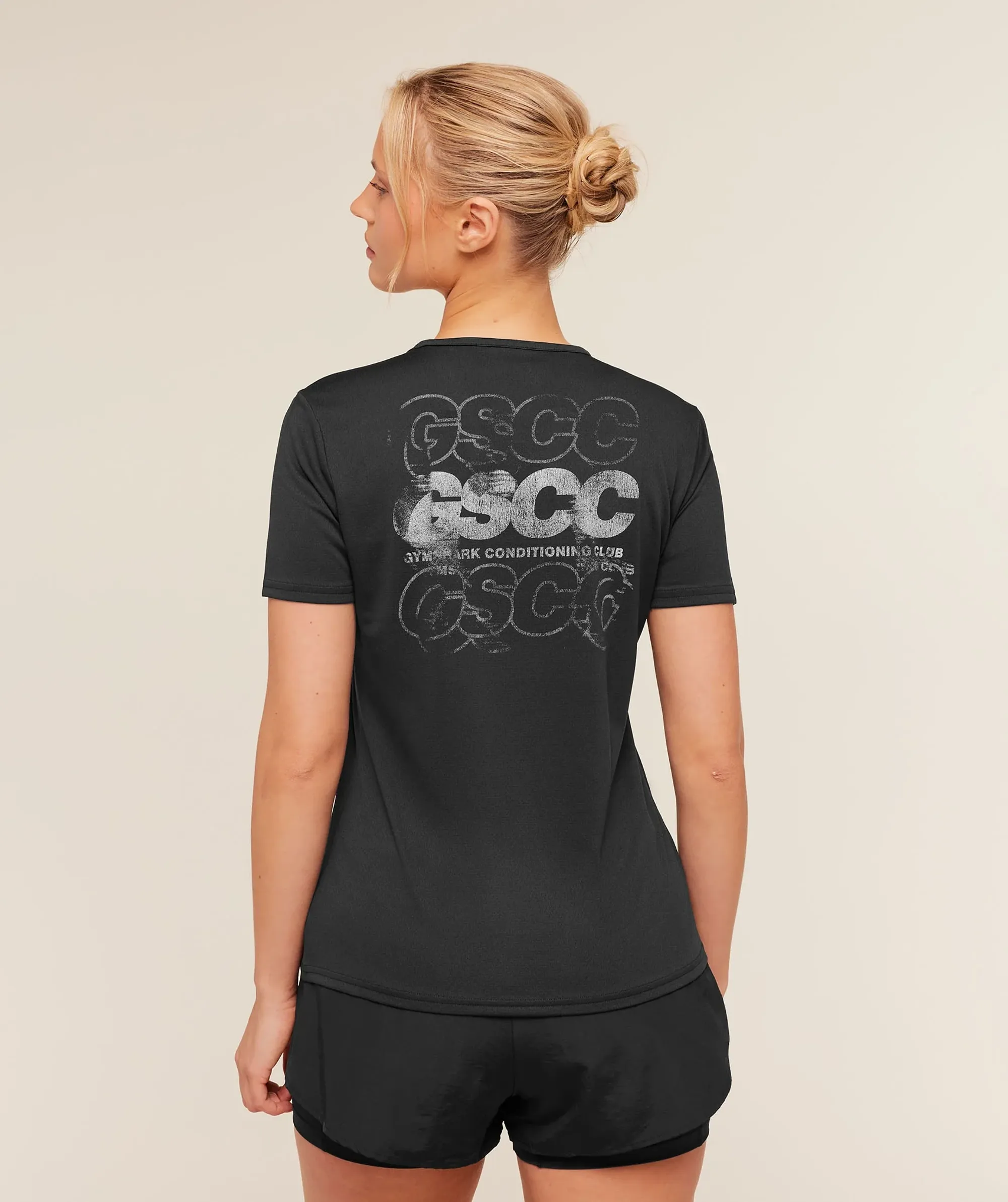 Gymshark Graphic Short Sleeve T-Shirt - GS Black