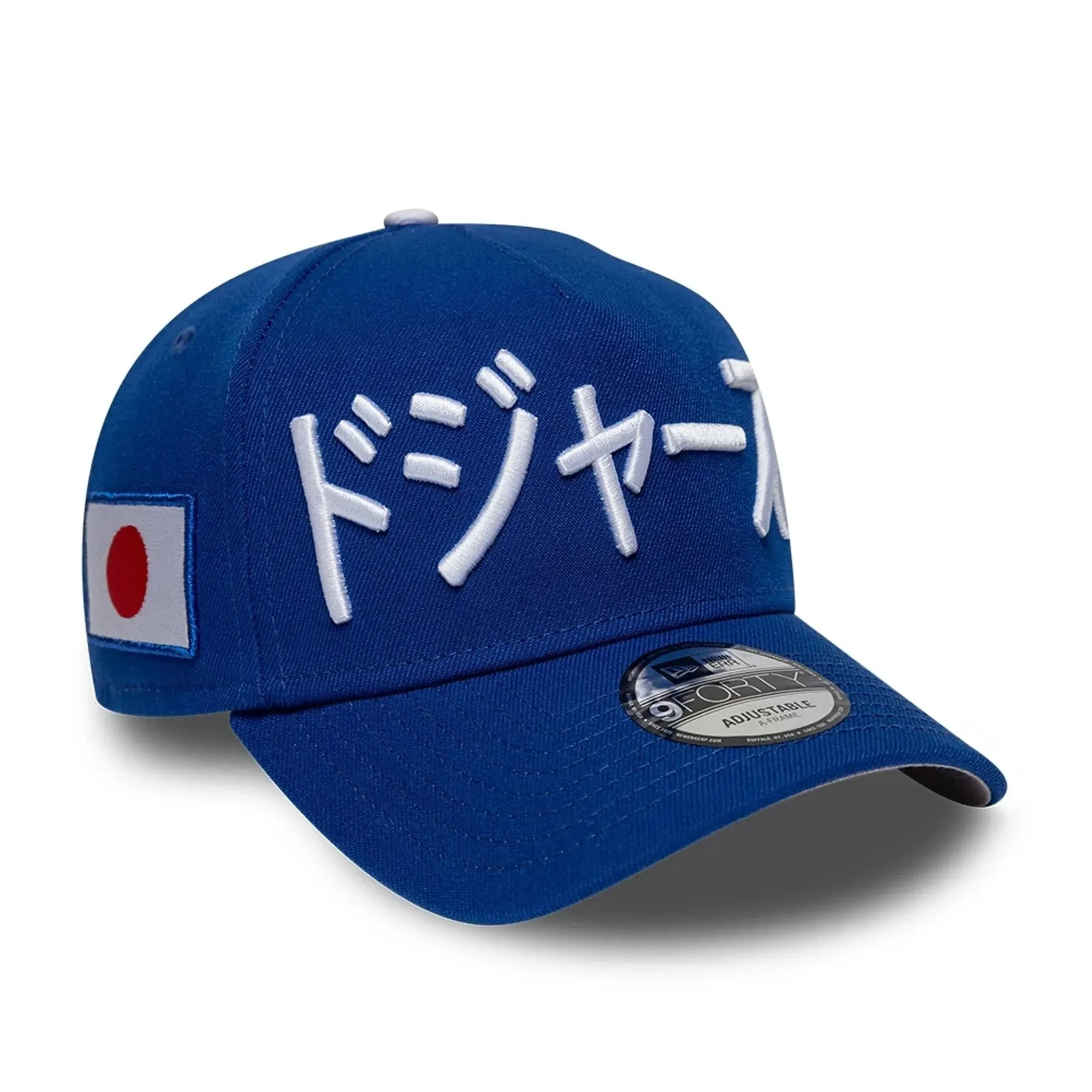 LA Dodgers MLB Kanji Japan Flag Blue 9FORTY A-Frame Cap New Era Cap adult unisex