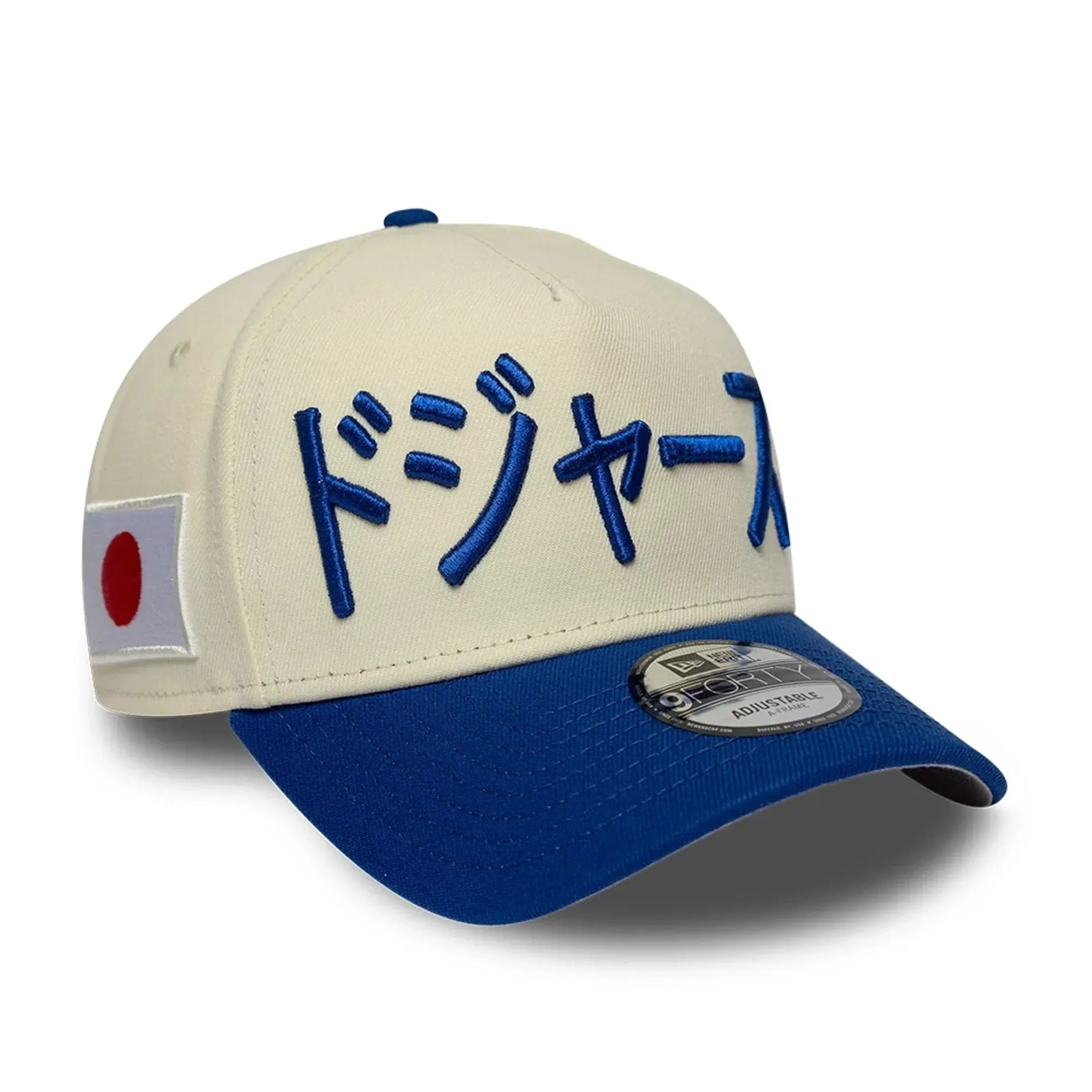 LA Dodgers MLB Kanji Japan Flag White 9FORTY A-Frame Cap New Era Cap adult unisex