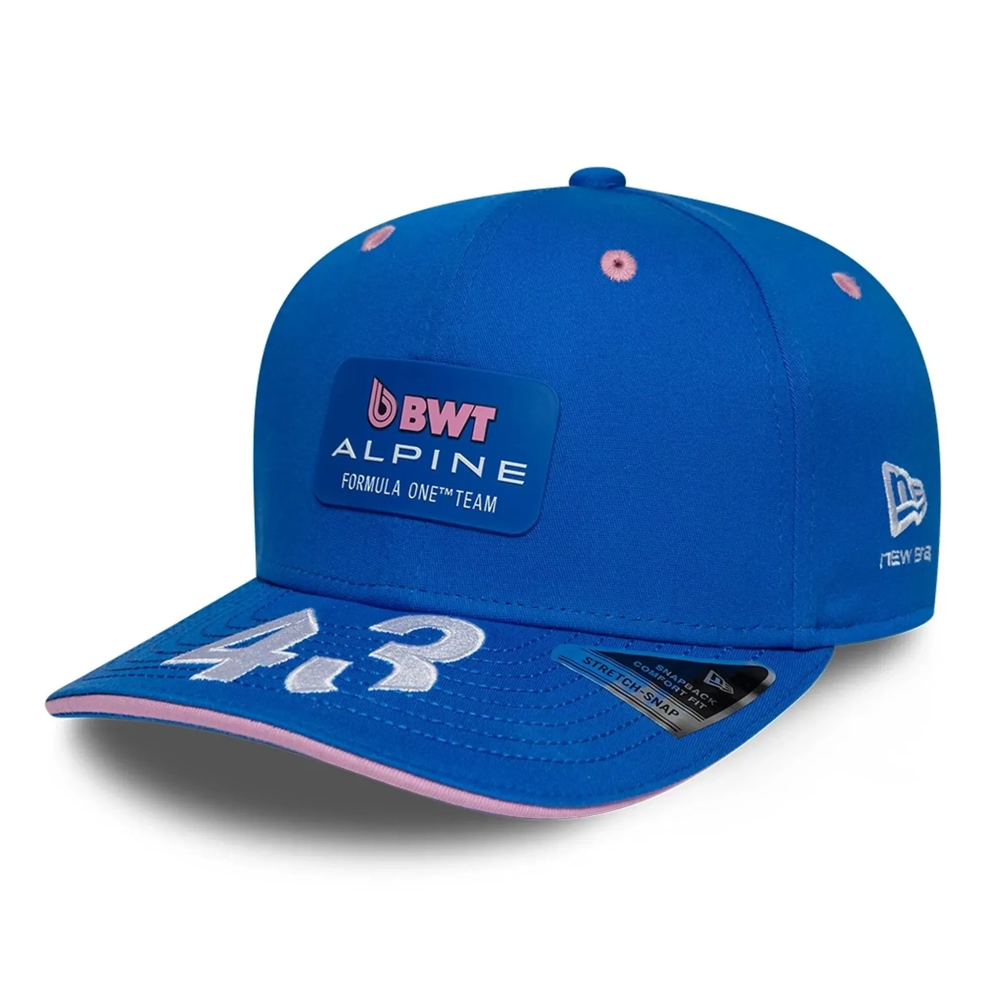 Alpine Racing Franco Colapinto Blue 9SEVENTY Stretch Snap Adjustable Cap New Era Cap adult unisex