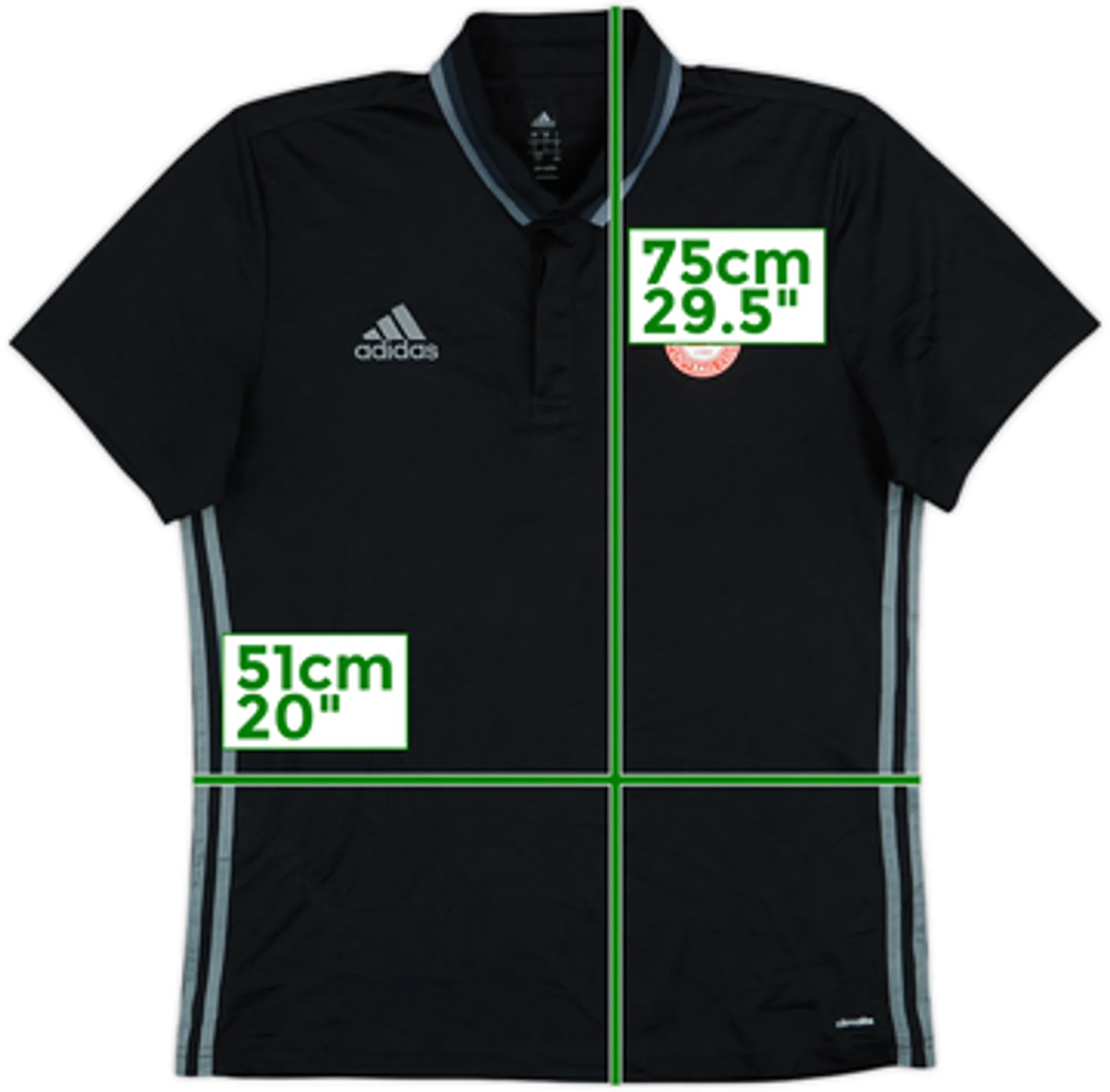 2015-16 Aberdeen adidas Polo Shirt - 9/10 - (L)