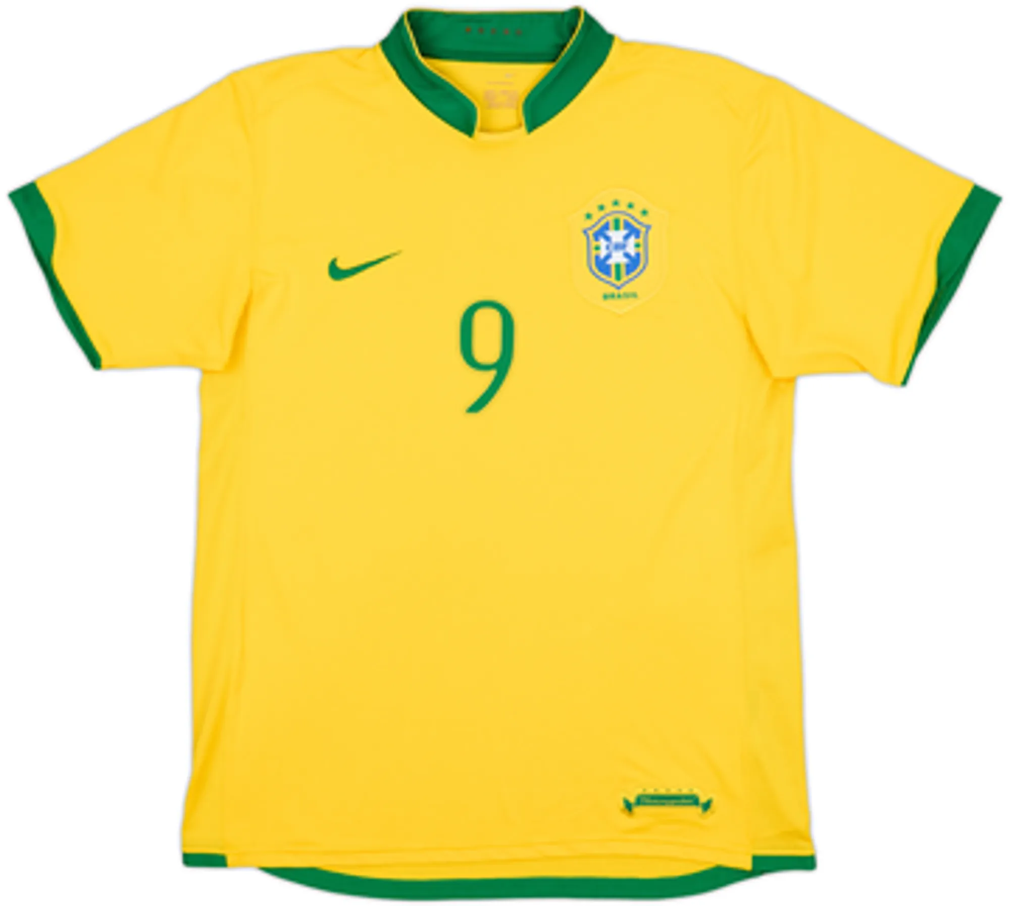 2006-08 Brazil Home Shirt Ronaldo #9EXXL