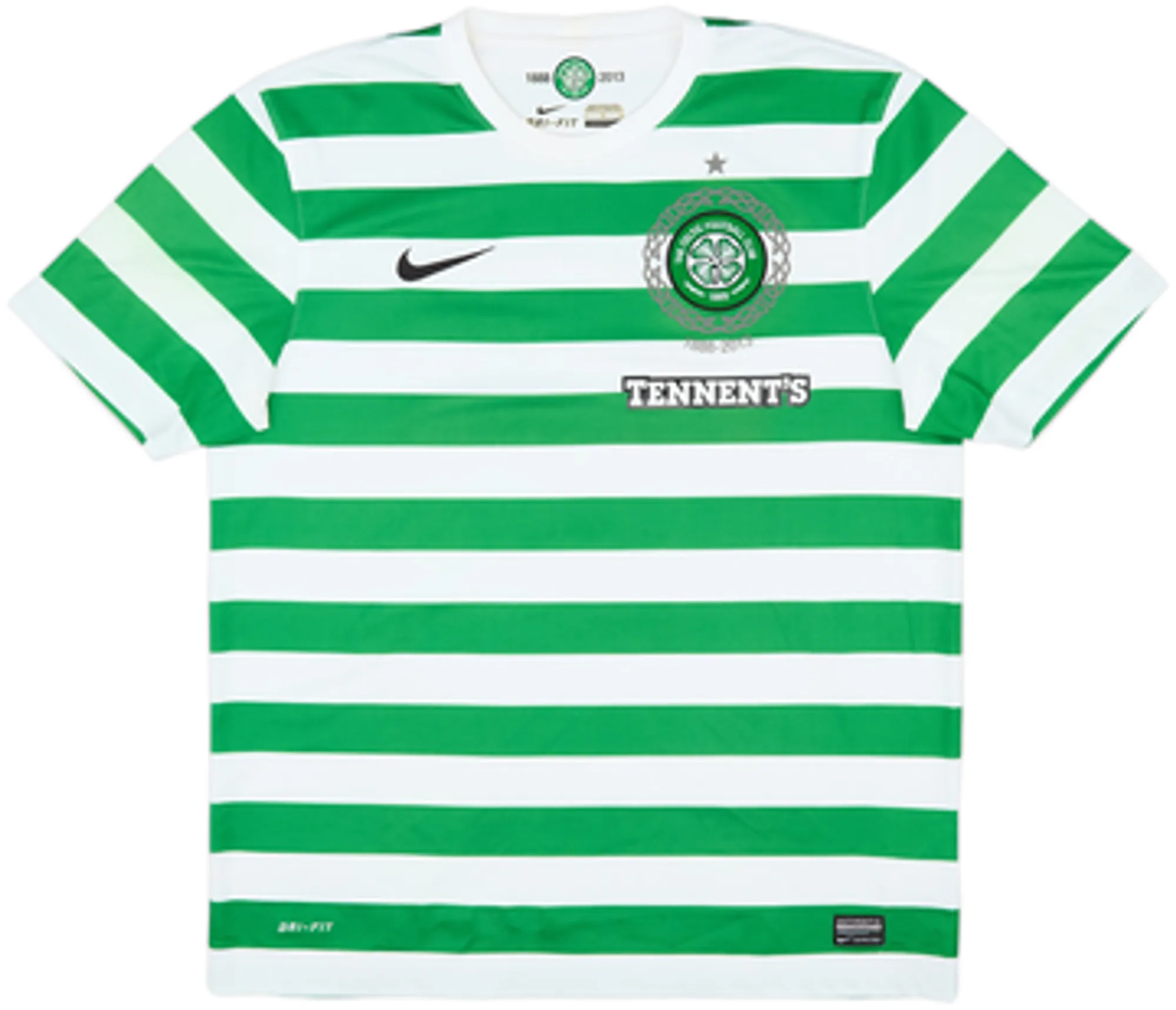 2012-13 Celtic '125th Anniversary' Home Shirt Brown #8 - 9/10 - (L)