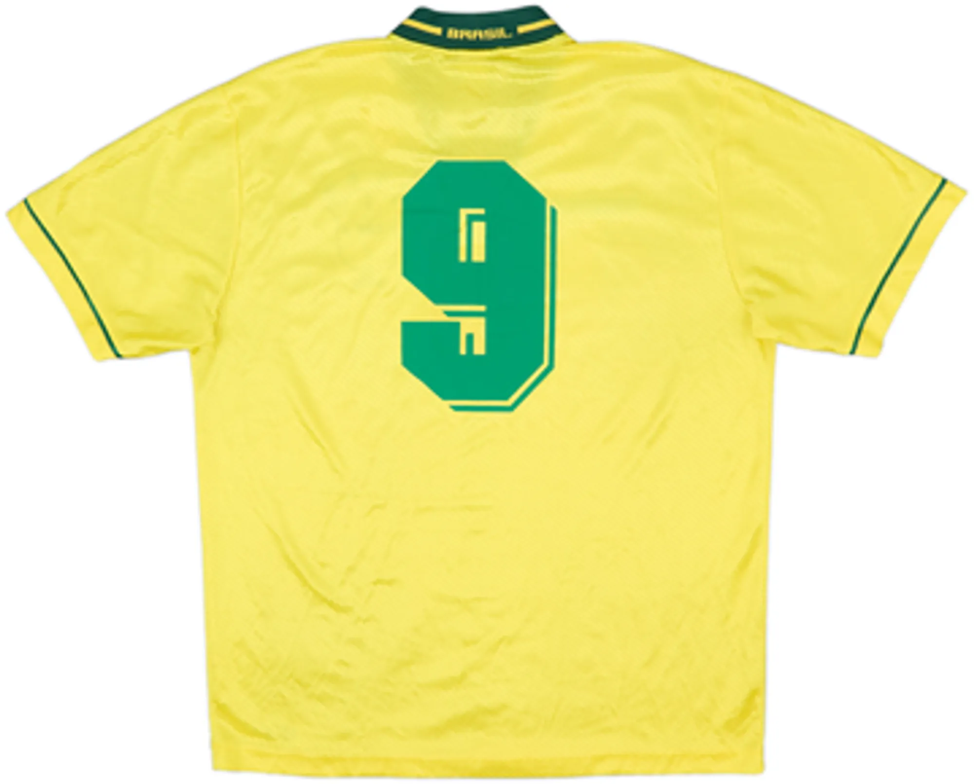 1994 Brazil Home Shirt #9 - 8/10 - (XL)